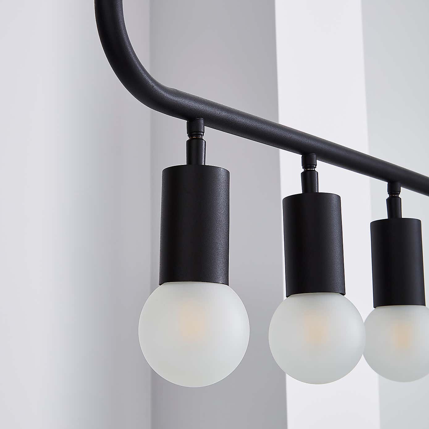 Bradford Ceiling Fitting Matt Black