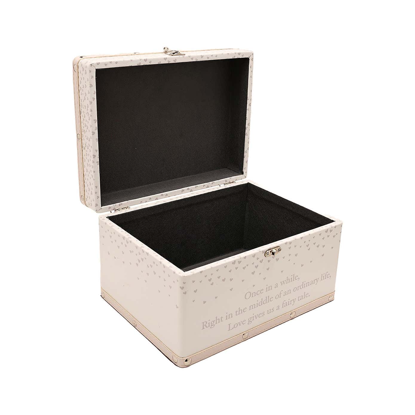 Amore Medium Wedding Keepsakes Luggage Box