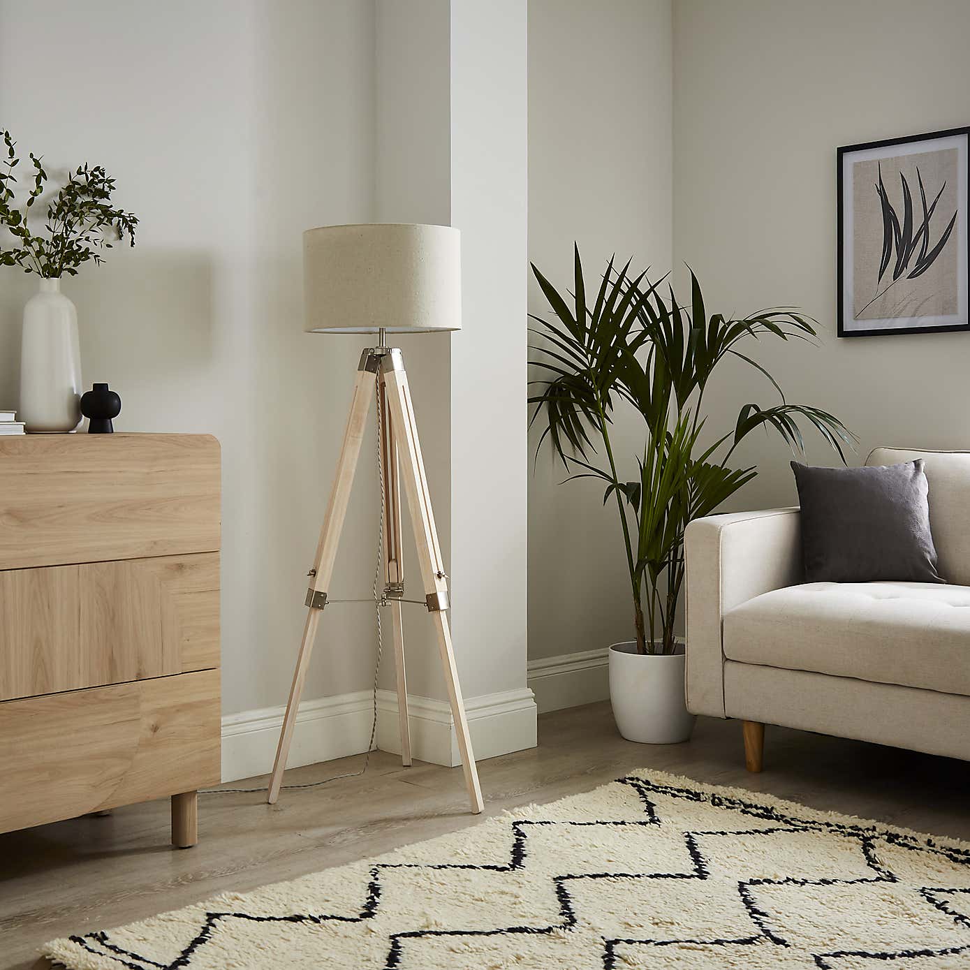 Trio Tripod Floor Lamp