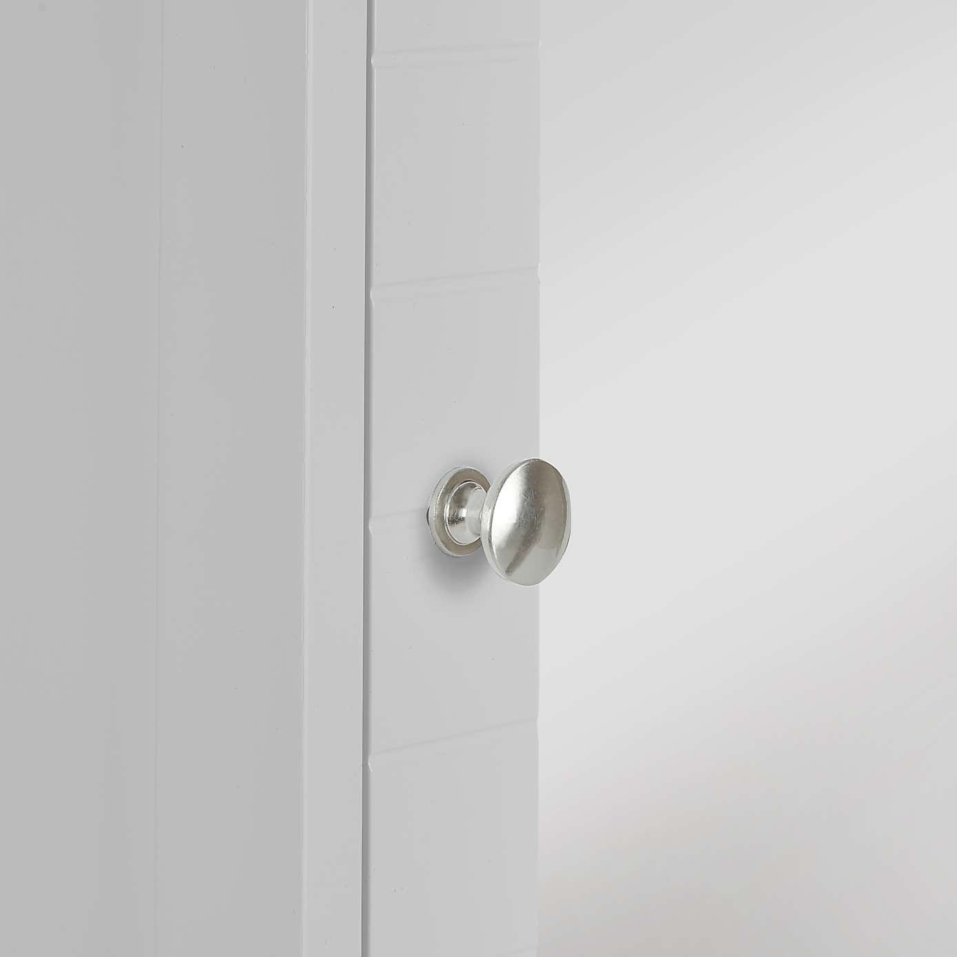 Nautical Mirror Cabinet with Nickel Handle