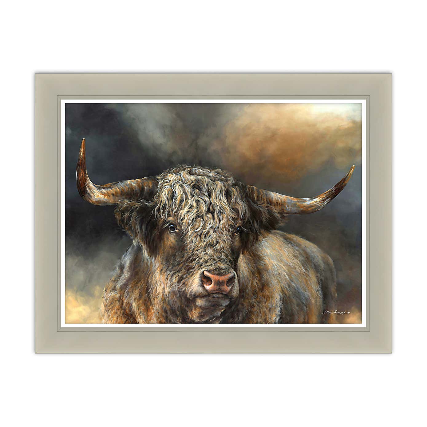Kyloe Bull Framed Print