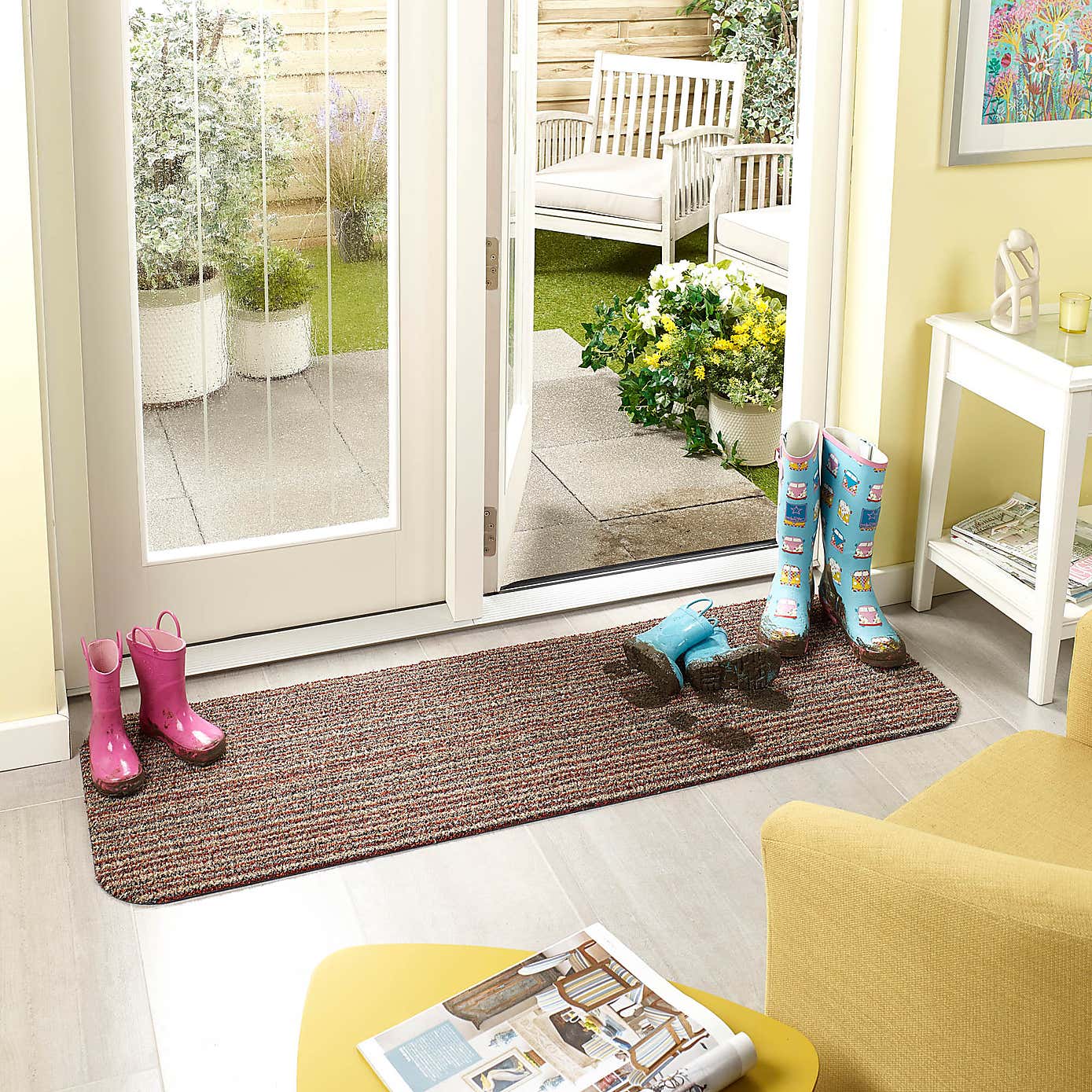 Marvel Striped Washable Cotton Runner