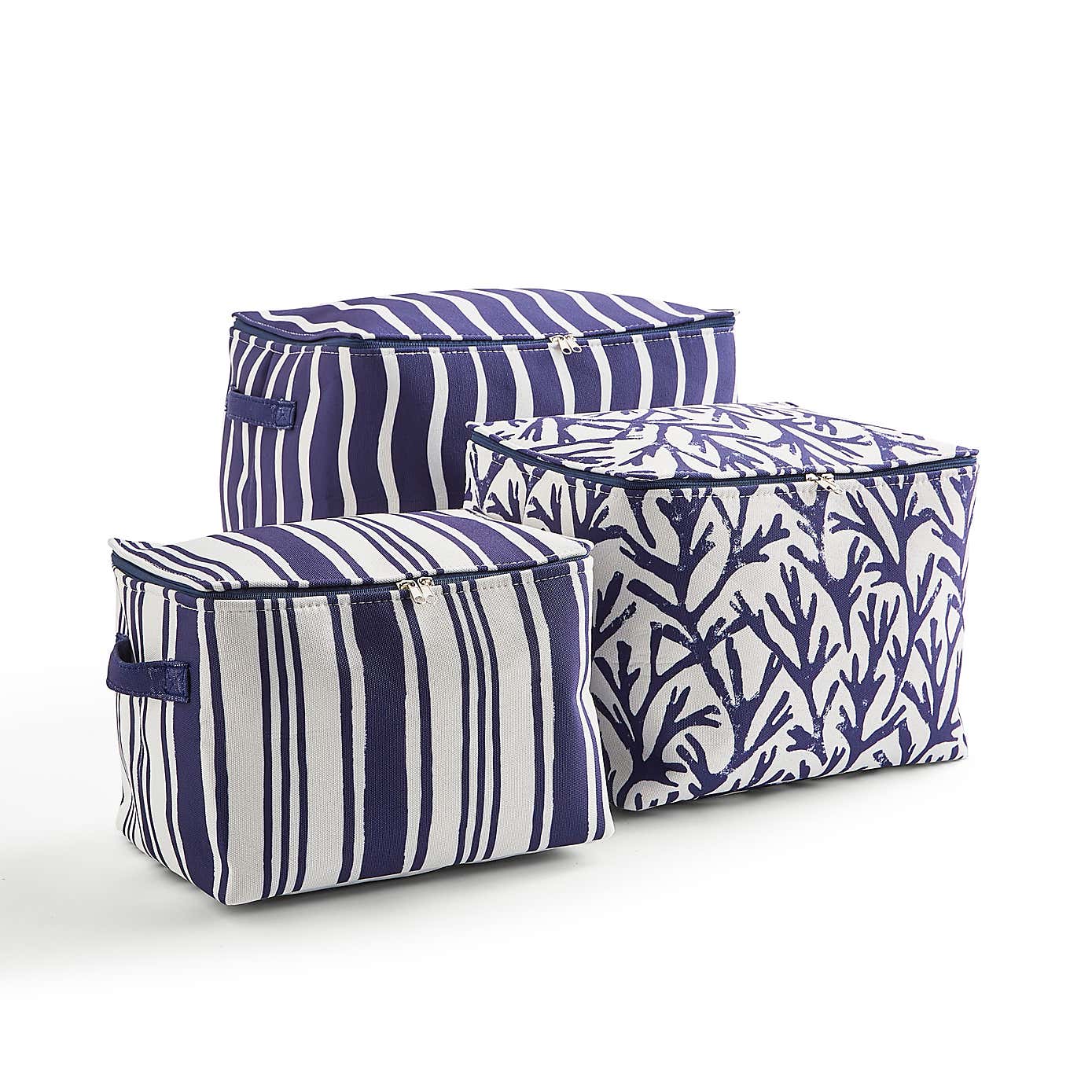 Set of 3 Coastal Storage Bags