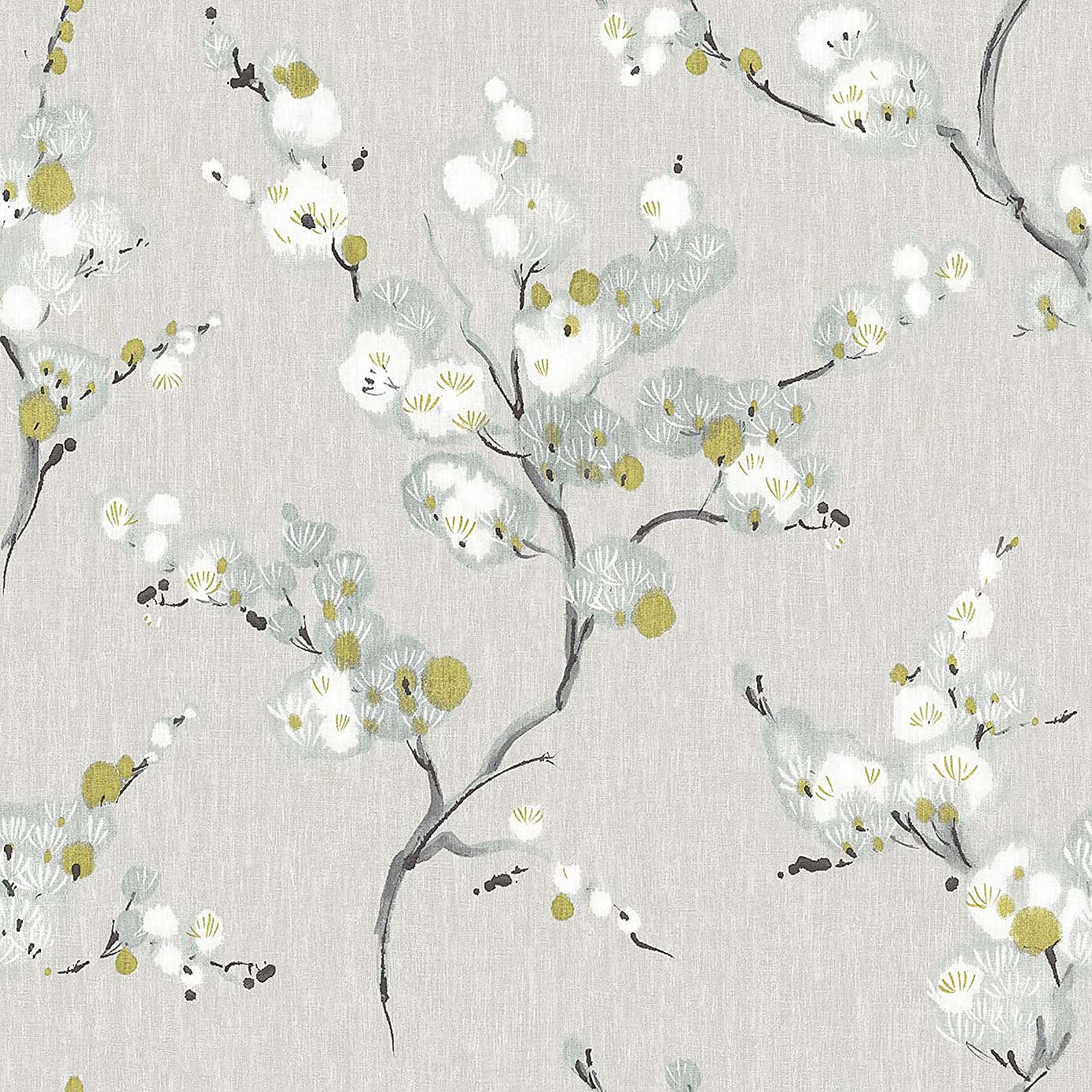 NuWallpaper Mirei Grey Self Adhesive Wallpaper
