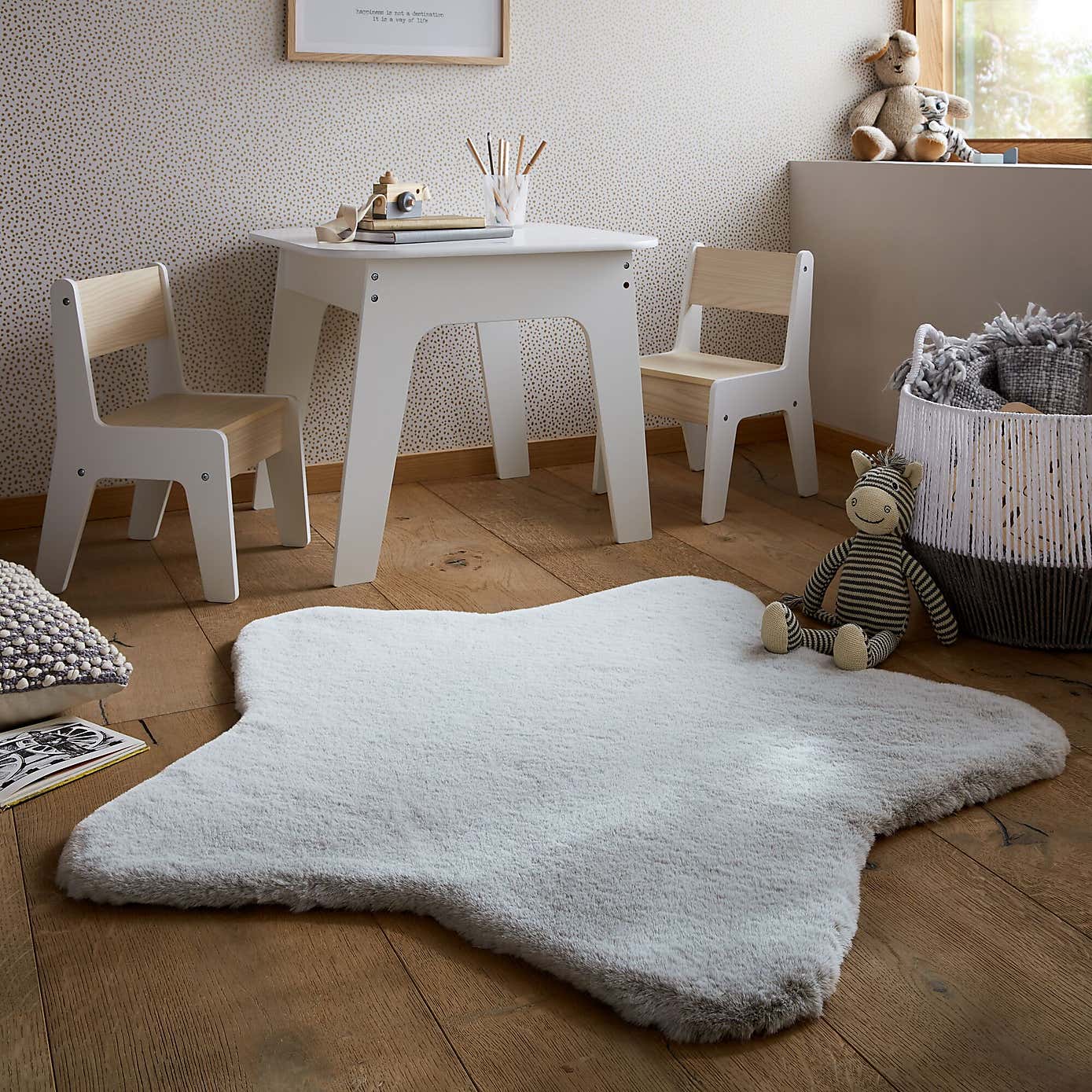 Supersoft Washable Star Rug