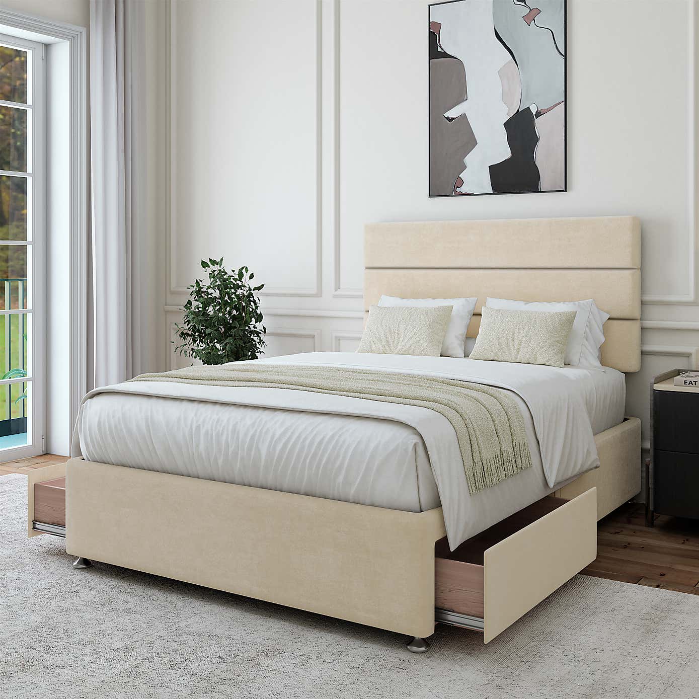 Bedmaster Plush Chenille Universal Divan Base