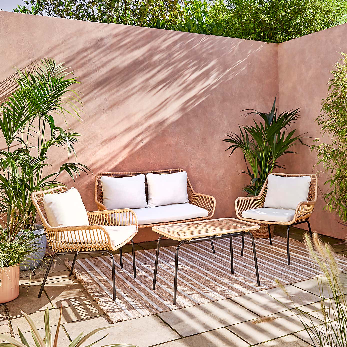 Singapore 4 Seater Conversation Set