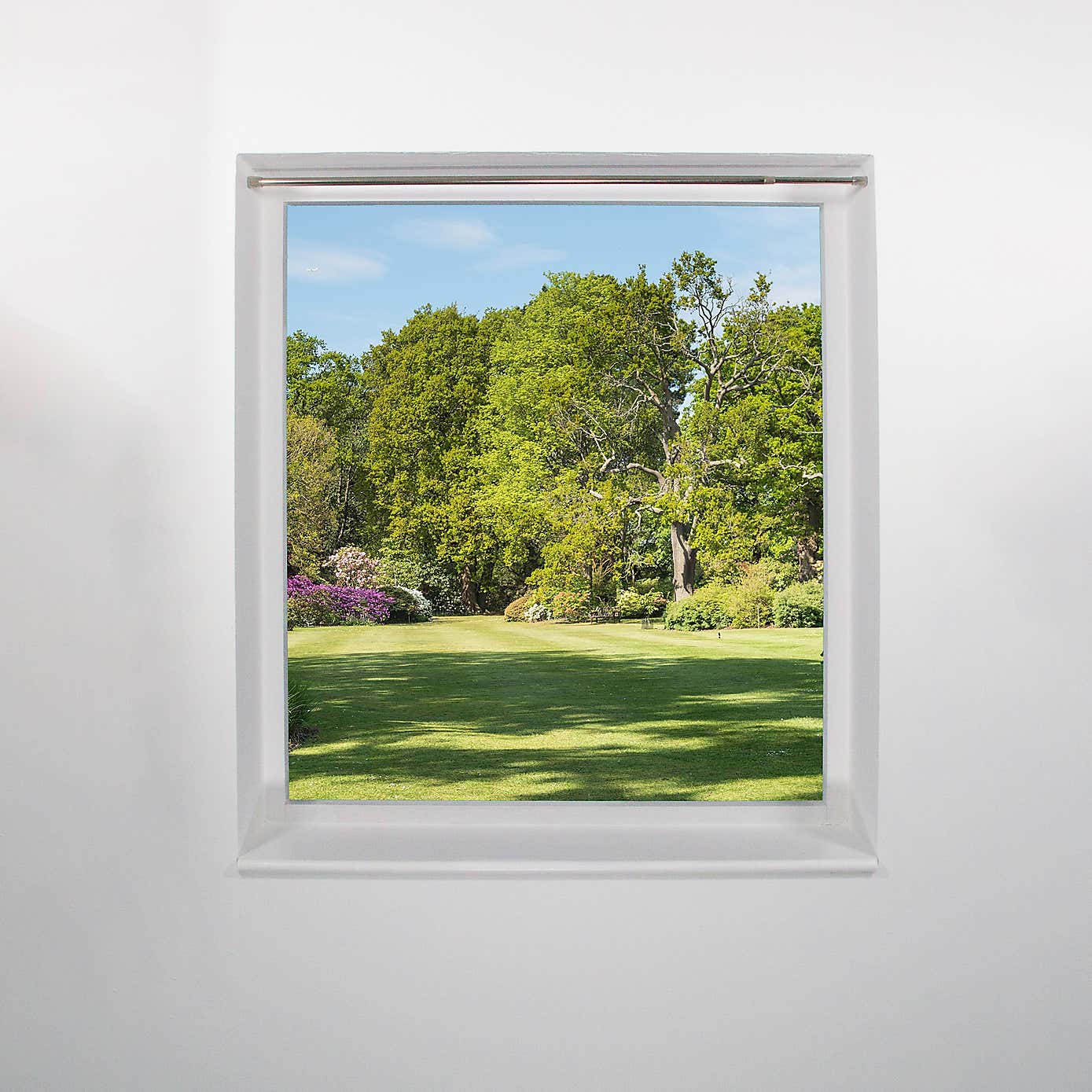 Satin Silver Extendable Tension Rod