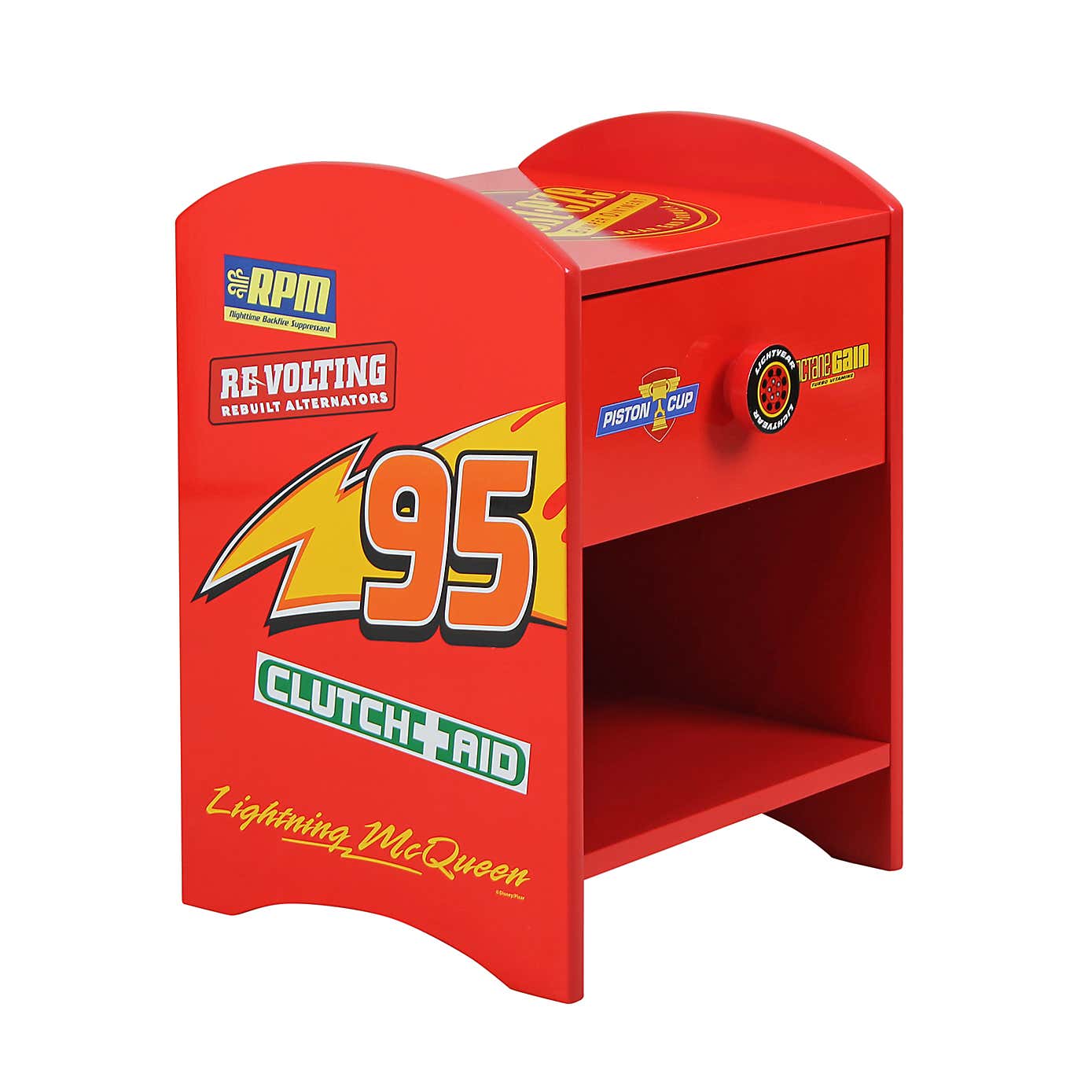 Pixar Lightning McQueen Bedside Table