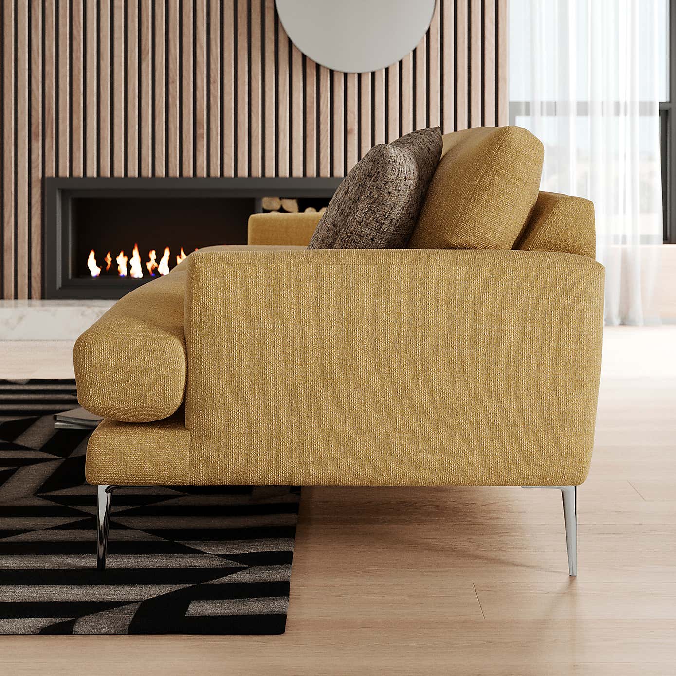 Lawson Chunky Tonal Weave 3 Seater Sofa