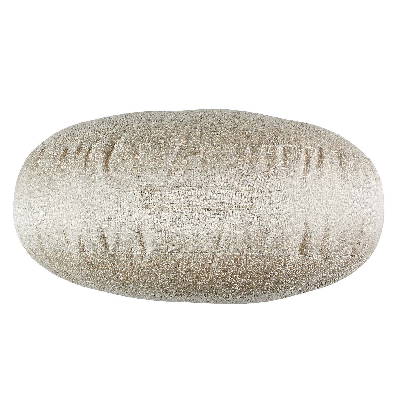 Destressed Champagne Floor Cushion