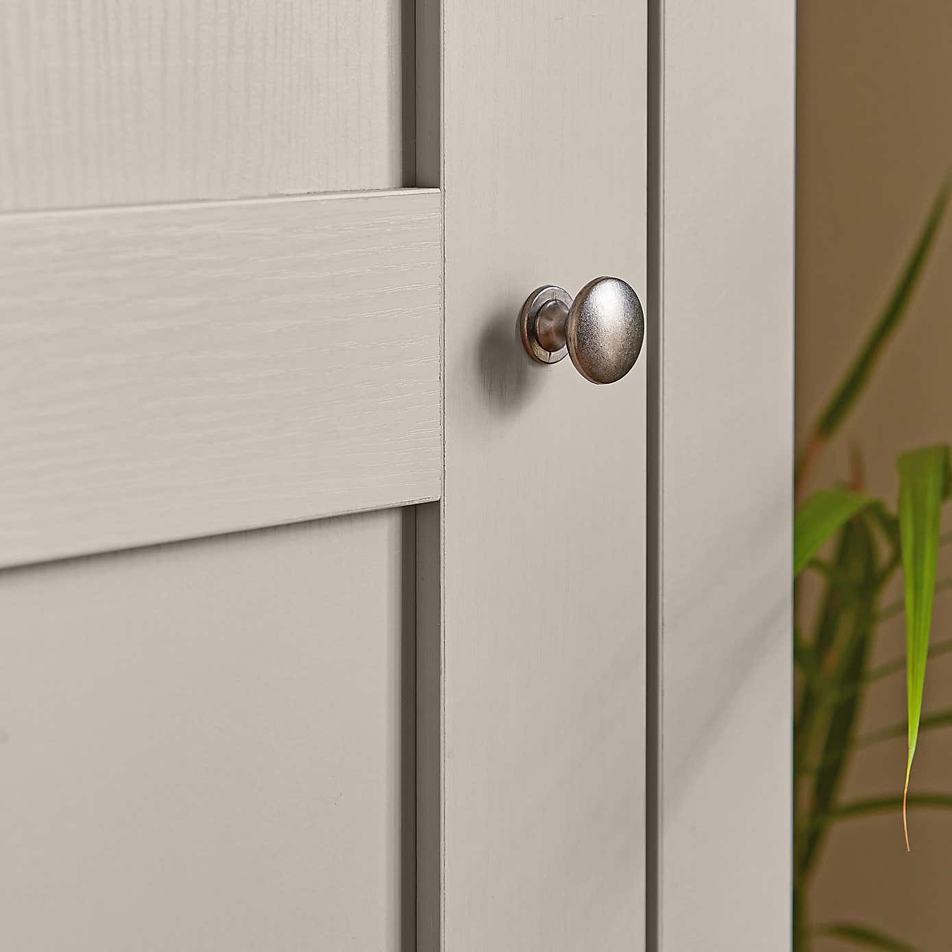 Olney Single Kitchen Larder Unit, Stone