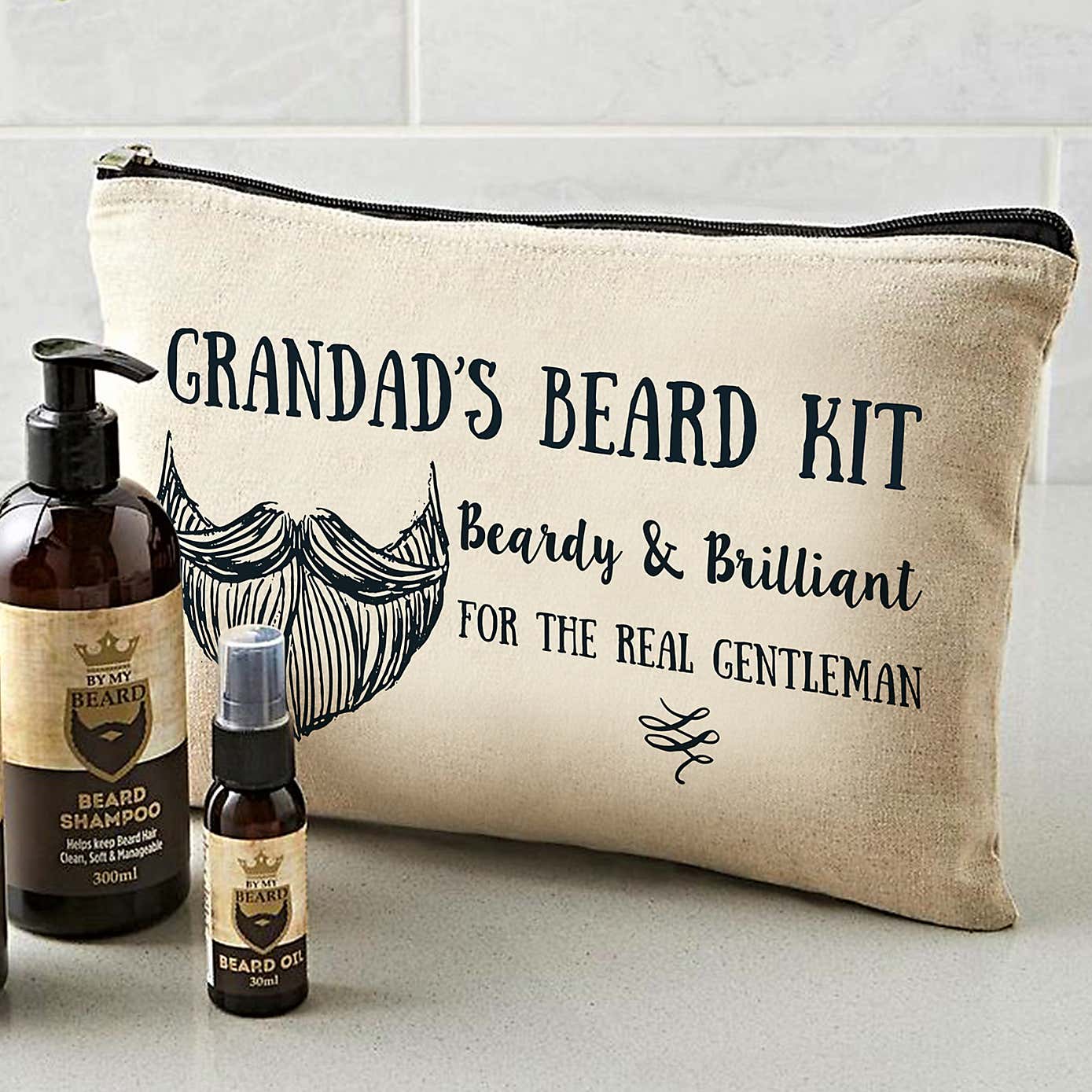 Personalised Beardy and Brilliant Beard Kit