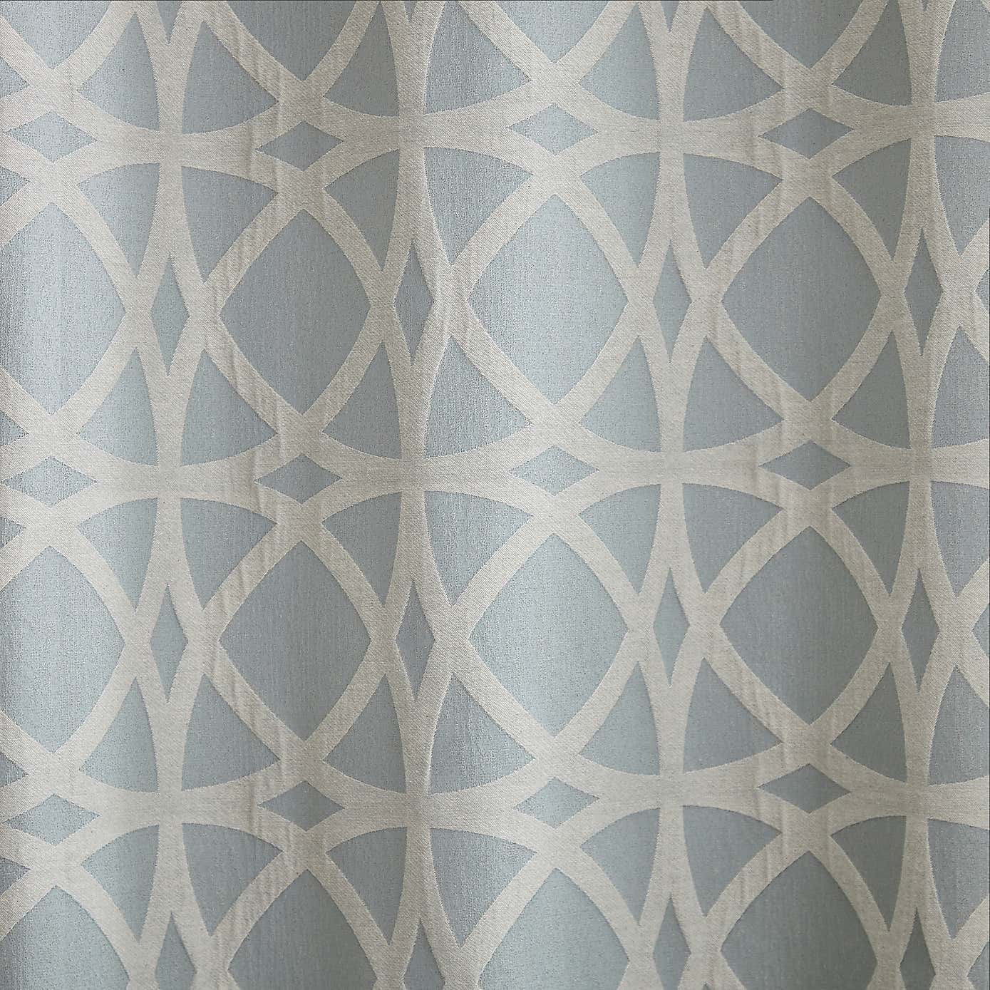 York Jacquard Eyelet Curtains