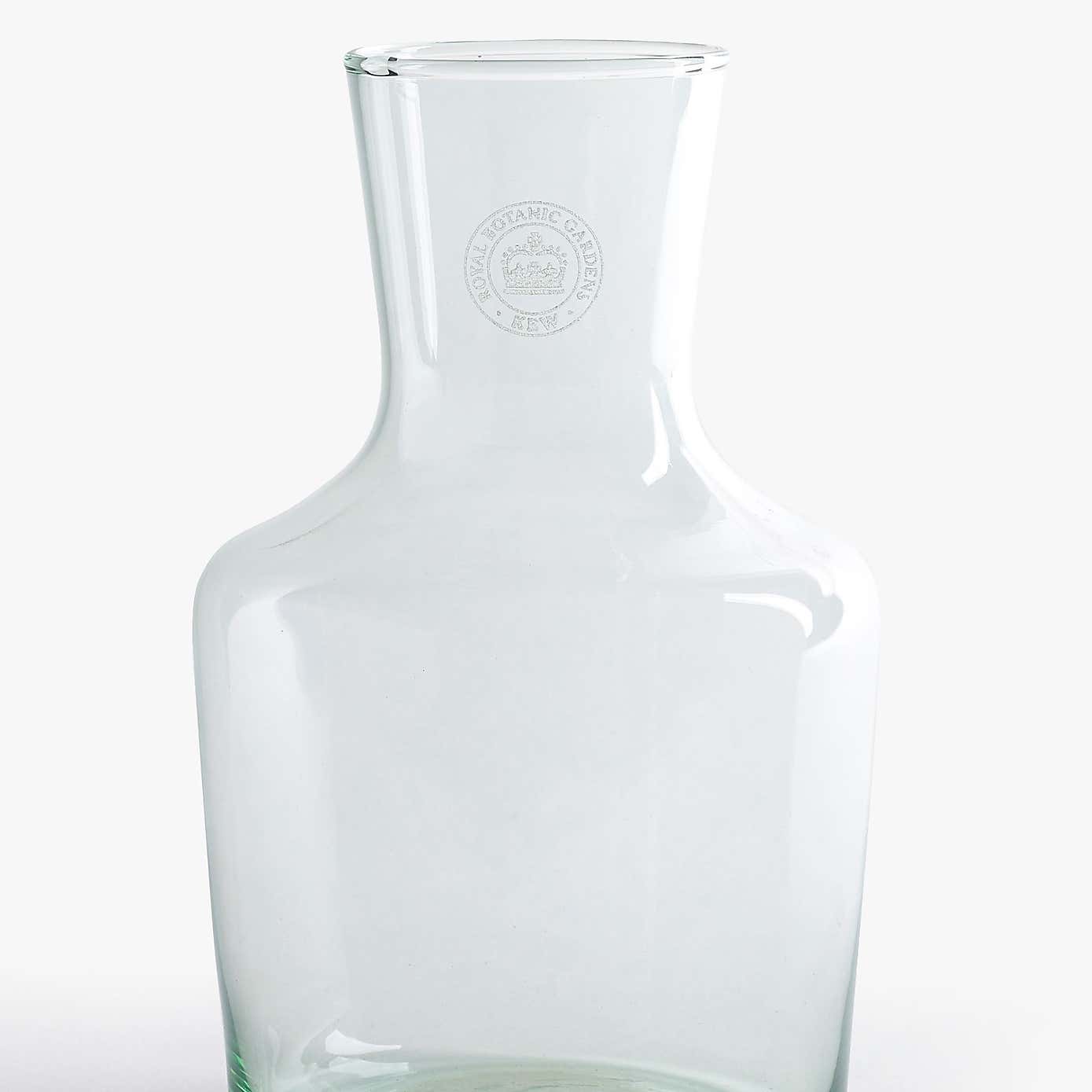 Kew Living Jewels Recycled Carafe Etched Logo