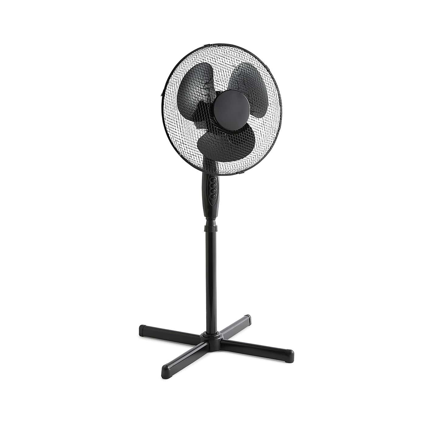 16inch Pedestal Fan Black