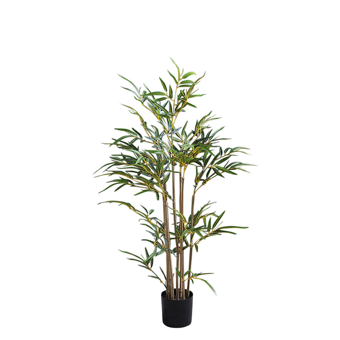 Artificial Bamboo Tree in Black Plant Pot