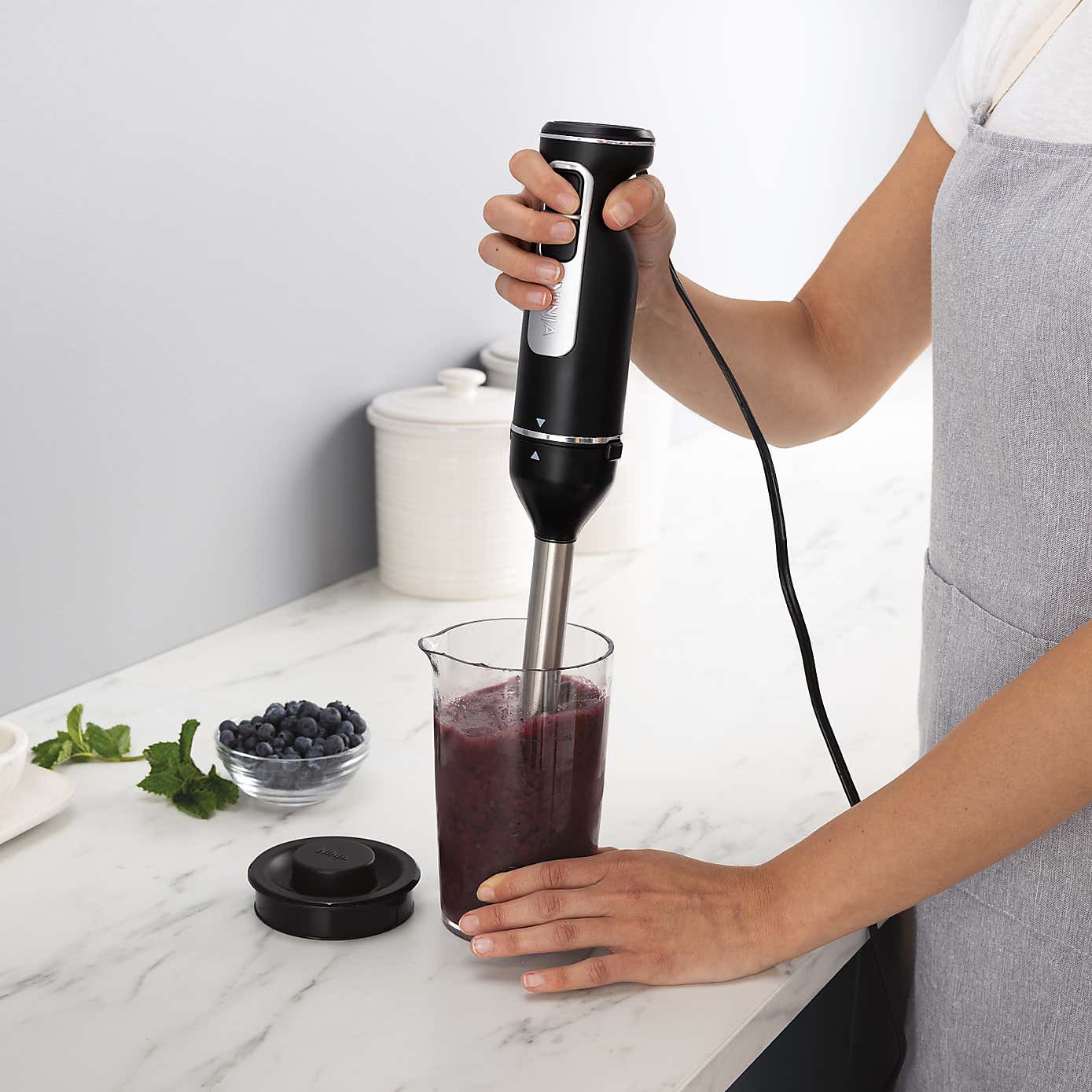 Ninja Foodi 3-in-1 Hand Blender, Mixer & Chopper