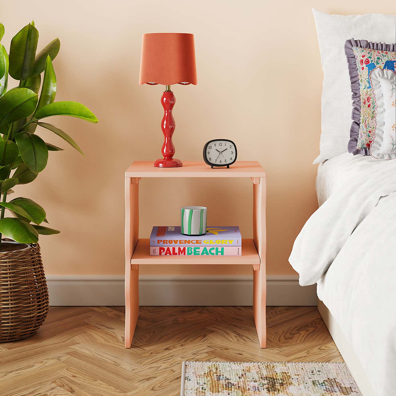Posie Wavy Bedside Table
