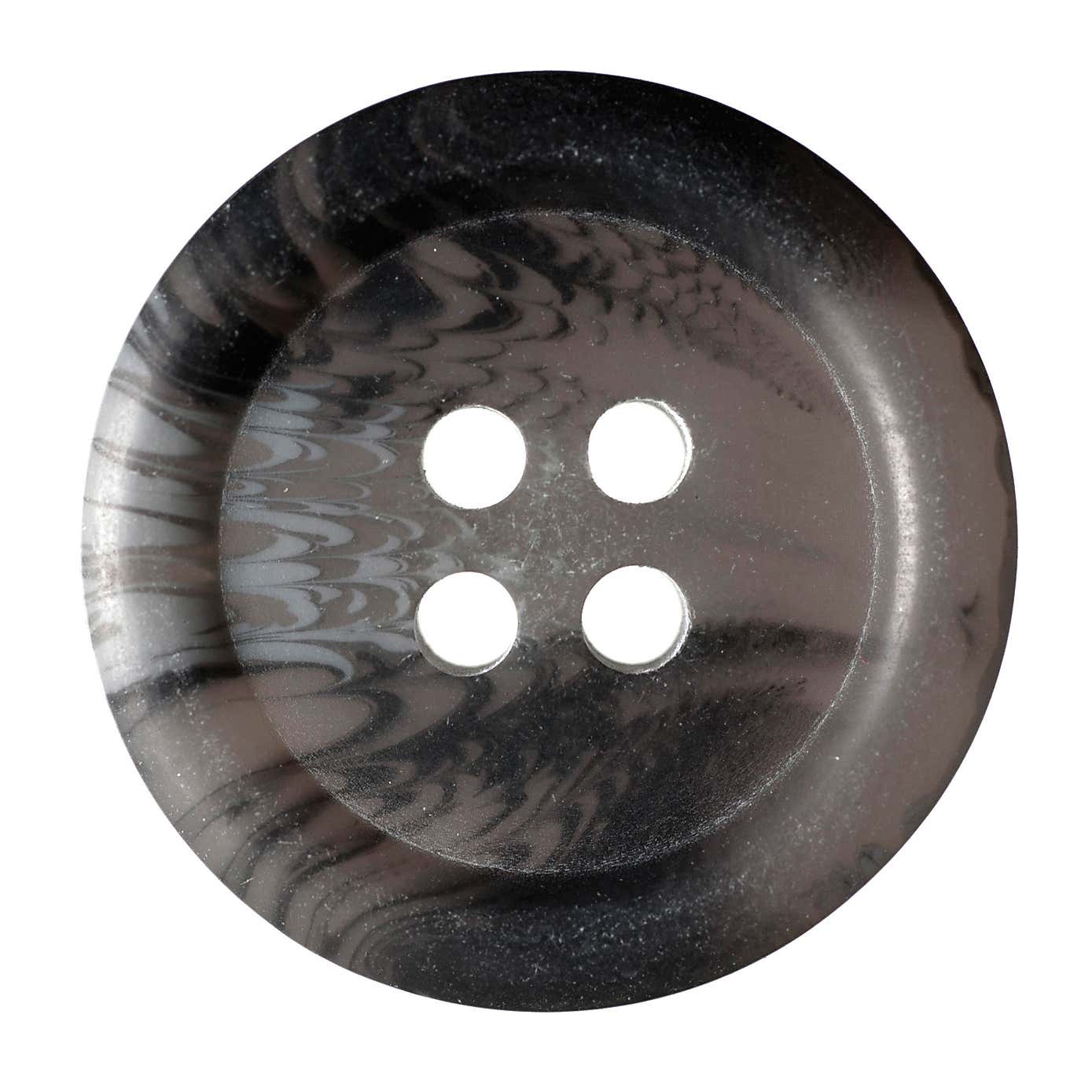 Round Rimmed Marbled Buttons 20mm Pack of 5