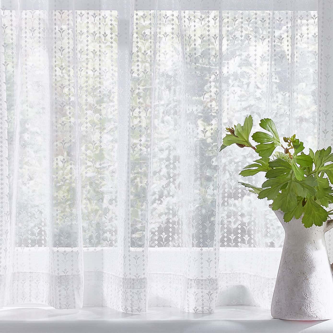 Ditsy Stripe Slot Top Voile