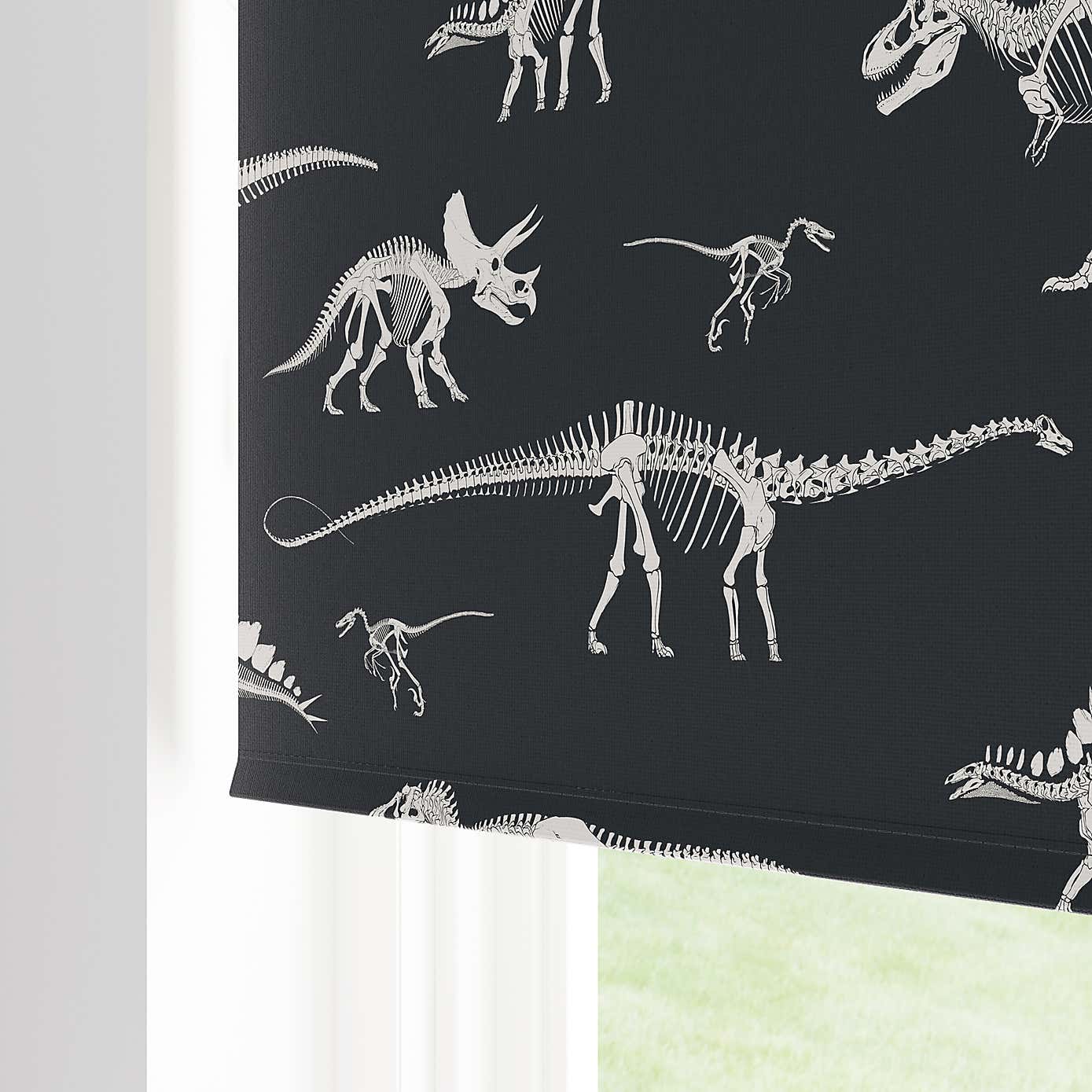 Fossil Forager Blackout Black Roller Blind