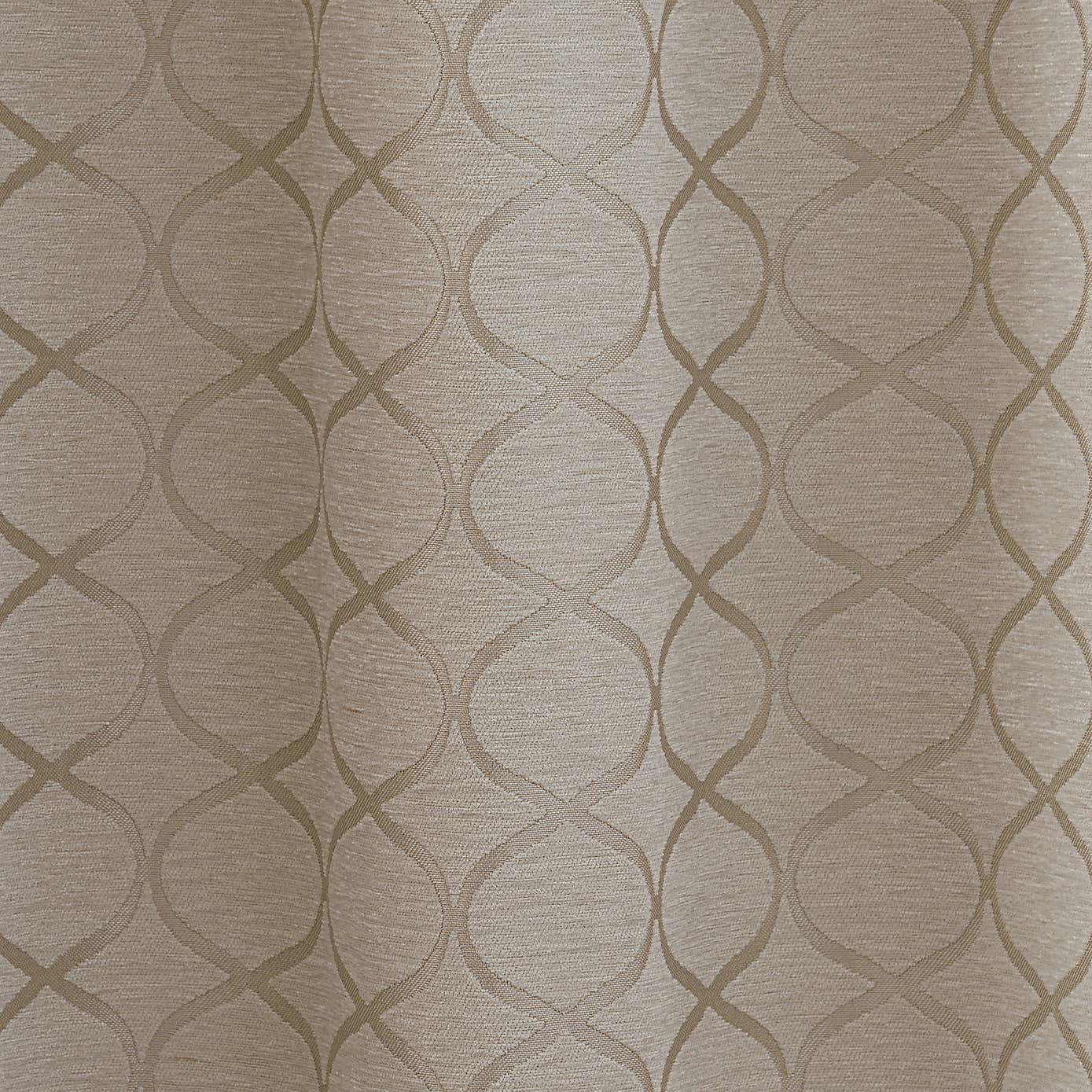 Chenille Ogee Eyelet Curtains