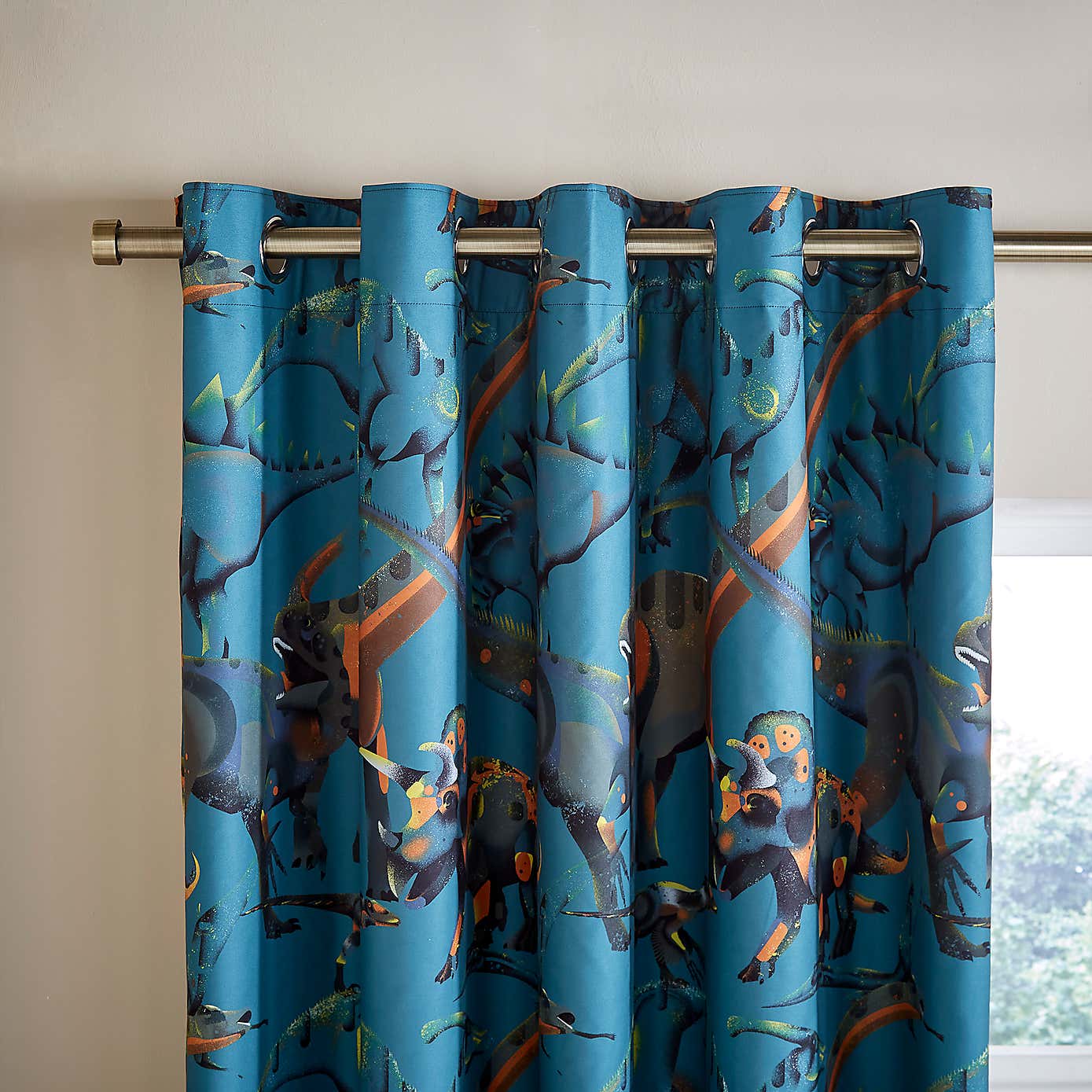Age of Dinosaurs Eyelet Curtains