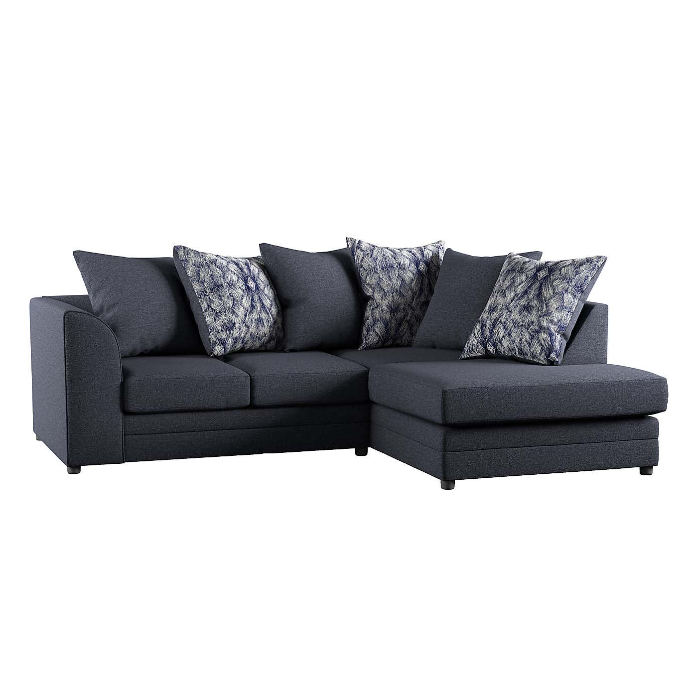 Washington Chenille Small Corner Sofa