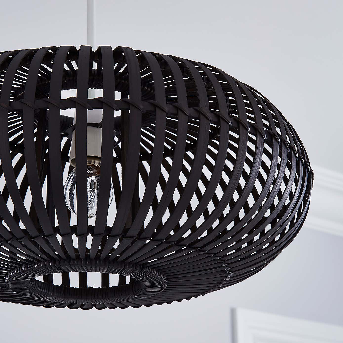 Abrielle Bamboo Easy Fit Pendant Shade