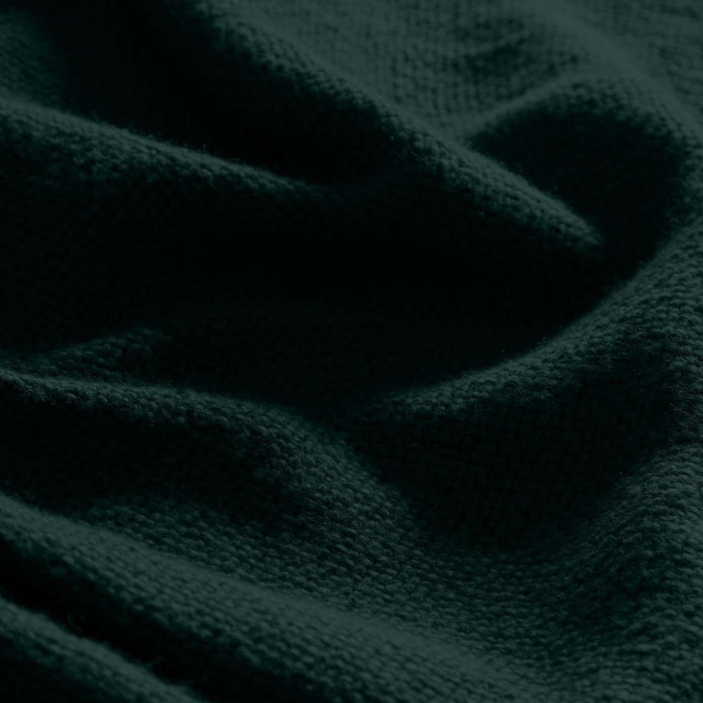 Aris Cotton Weave Black Throw