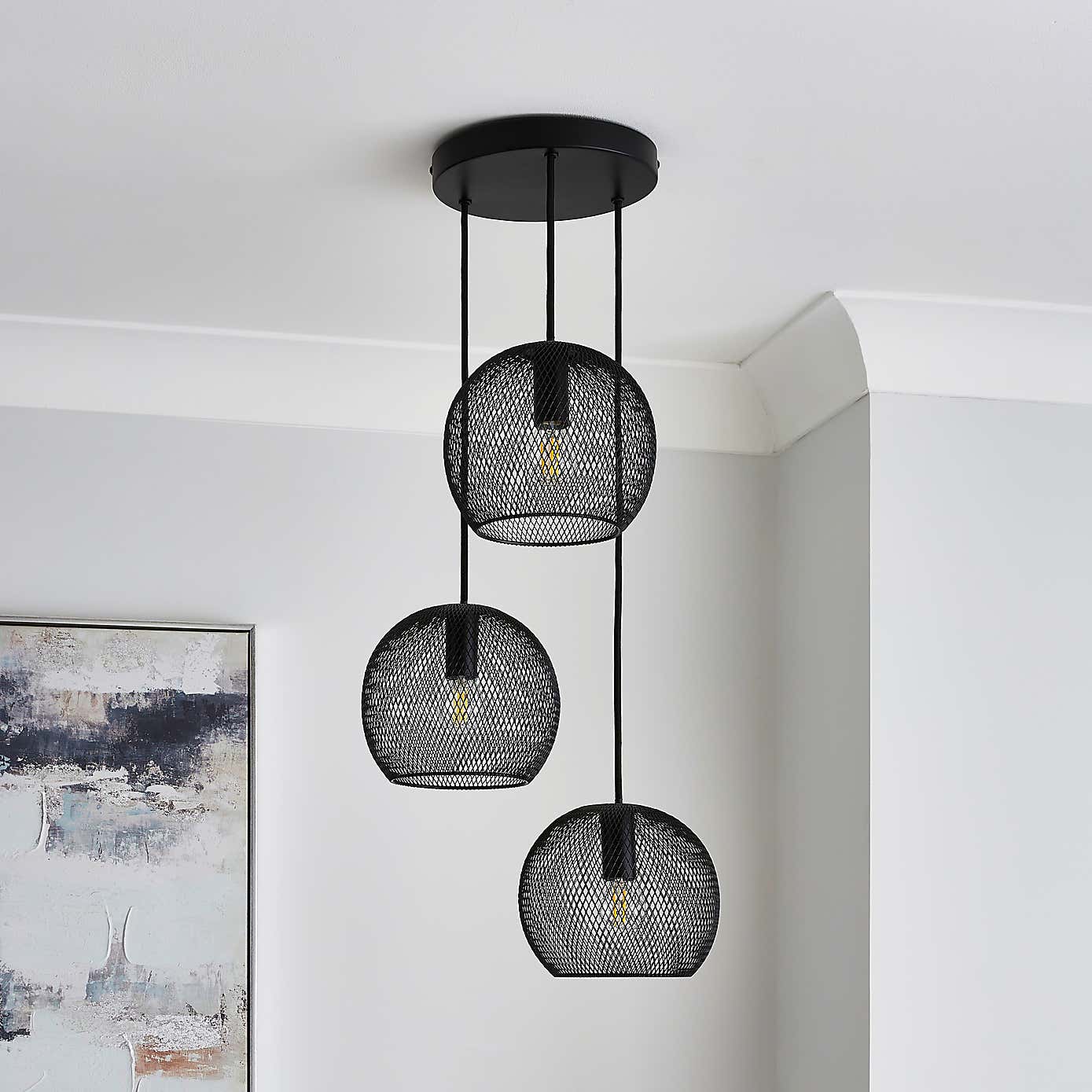 Harrison 3 Light Cluster Ceiling Fitting