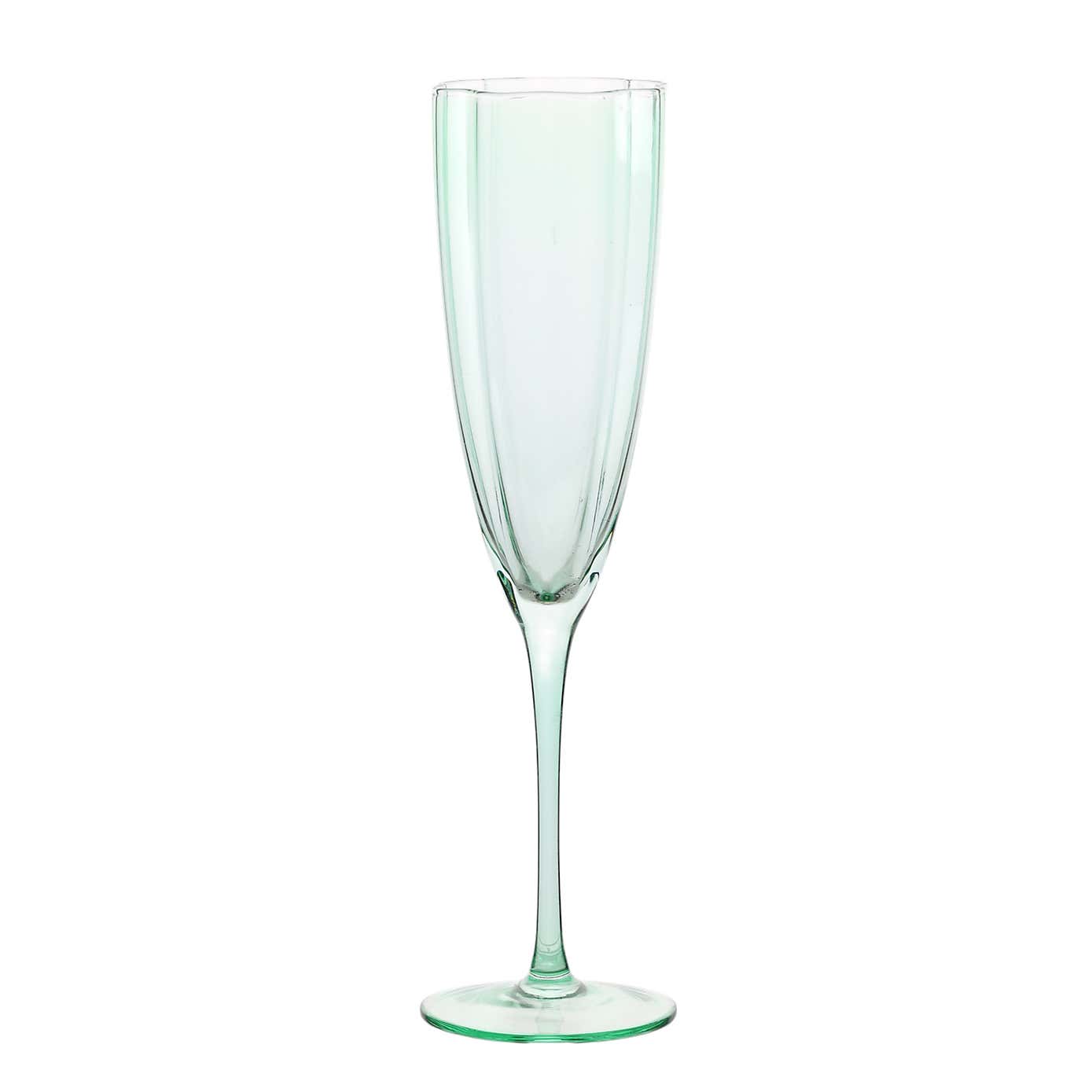 Hestia Set of 2 Scallop Champagne Glasses