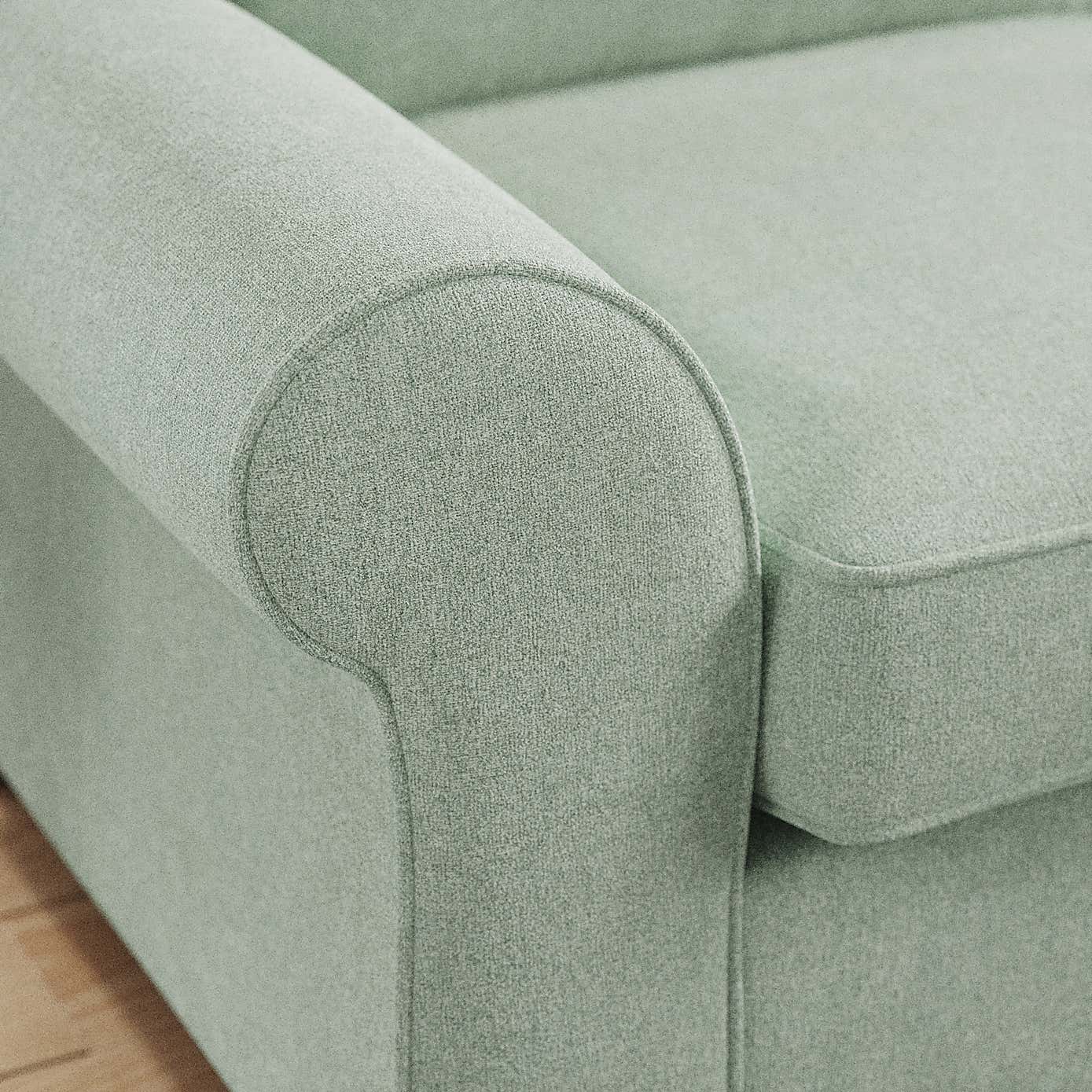 Flori 3 Seater Sofa, Soft Chenille