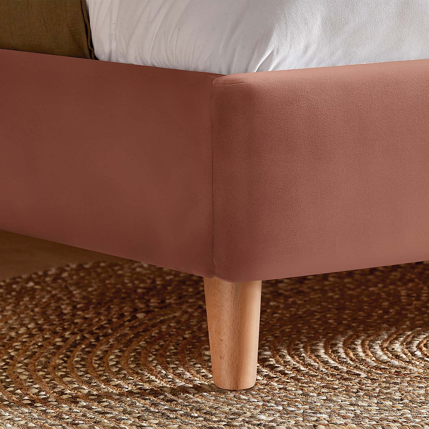 Silentnight Evana Bed Frame, Velvet