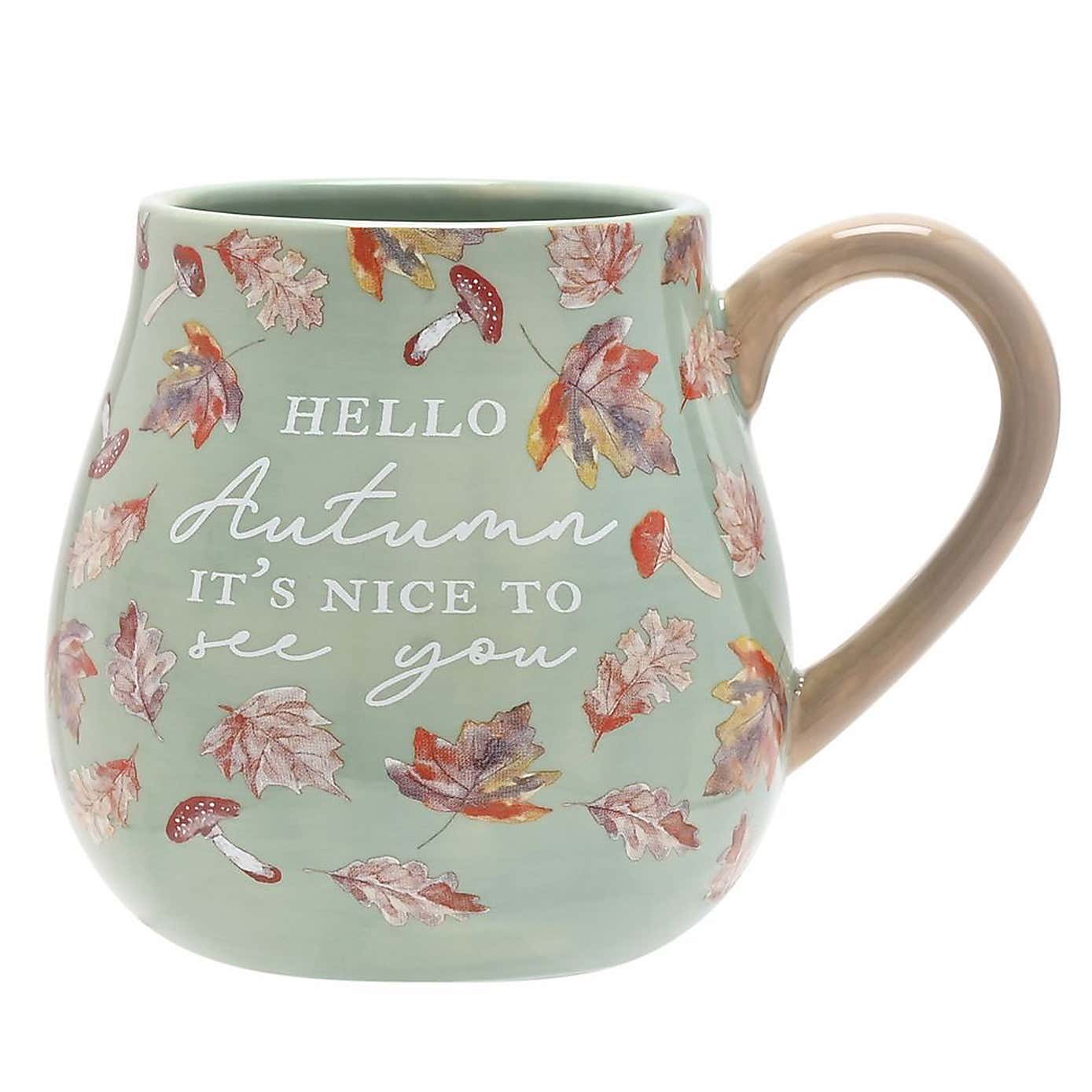 Country Living Large Ceramic Hello Autumn Mug