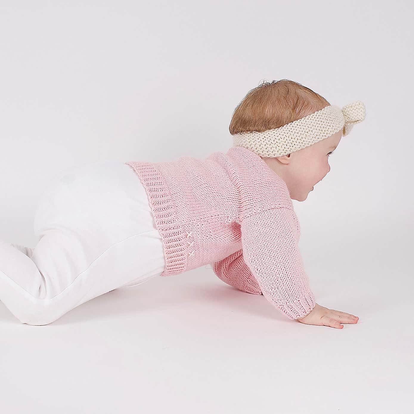 Wool Couture Emma Baby Jumper Knitting Kit