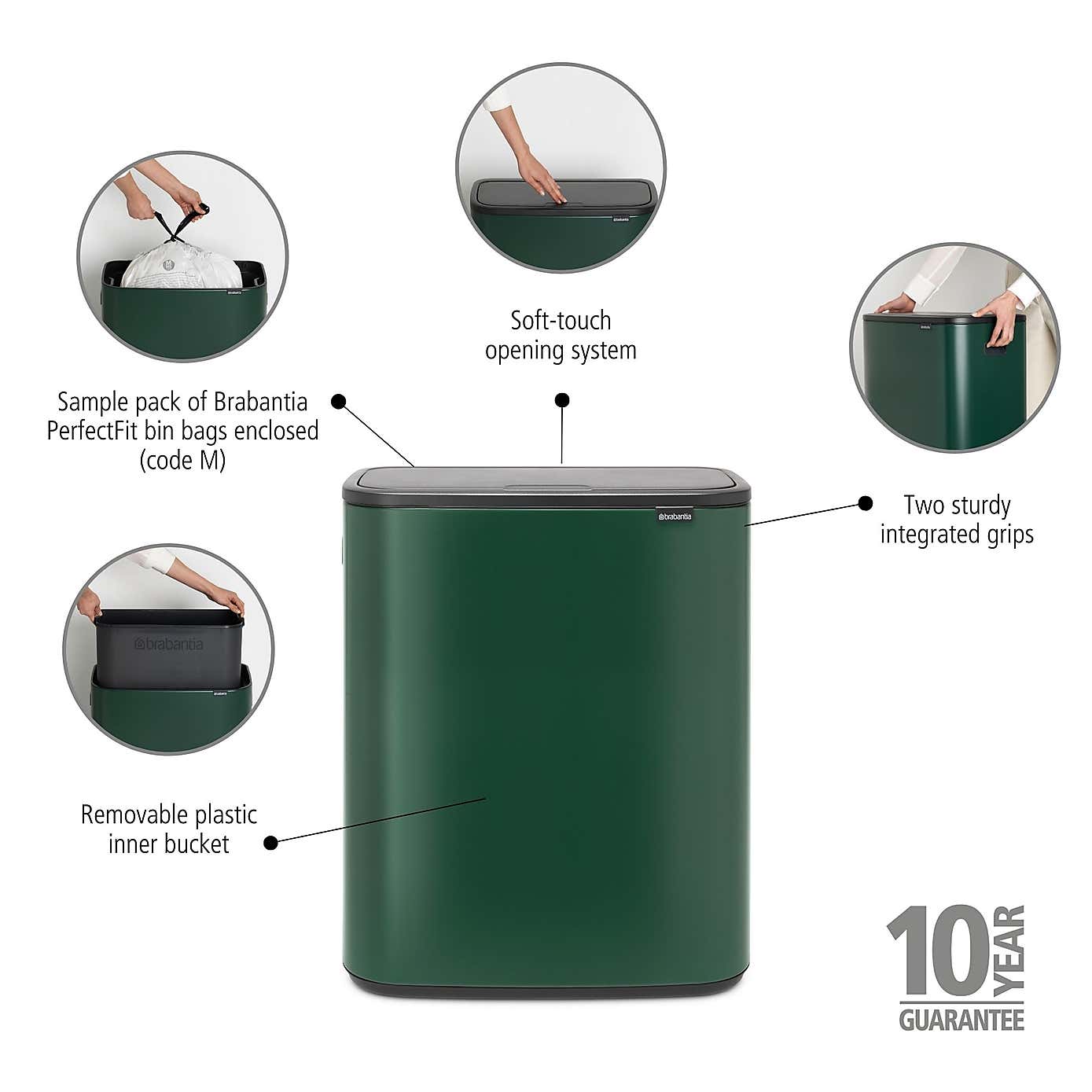 Brabantia Bo 60L Touch Bin
