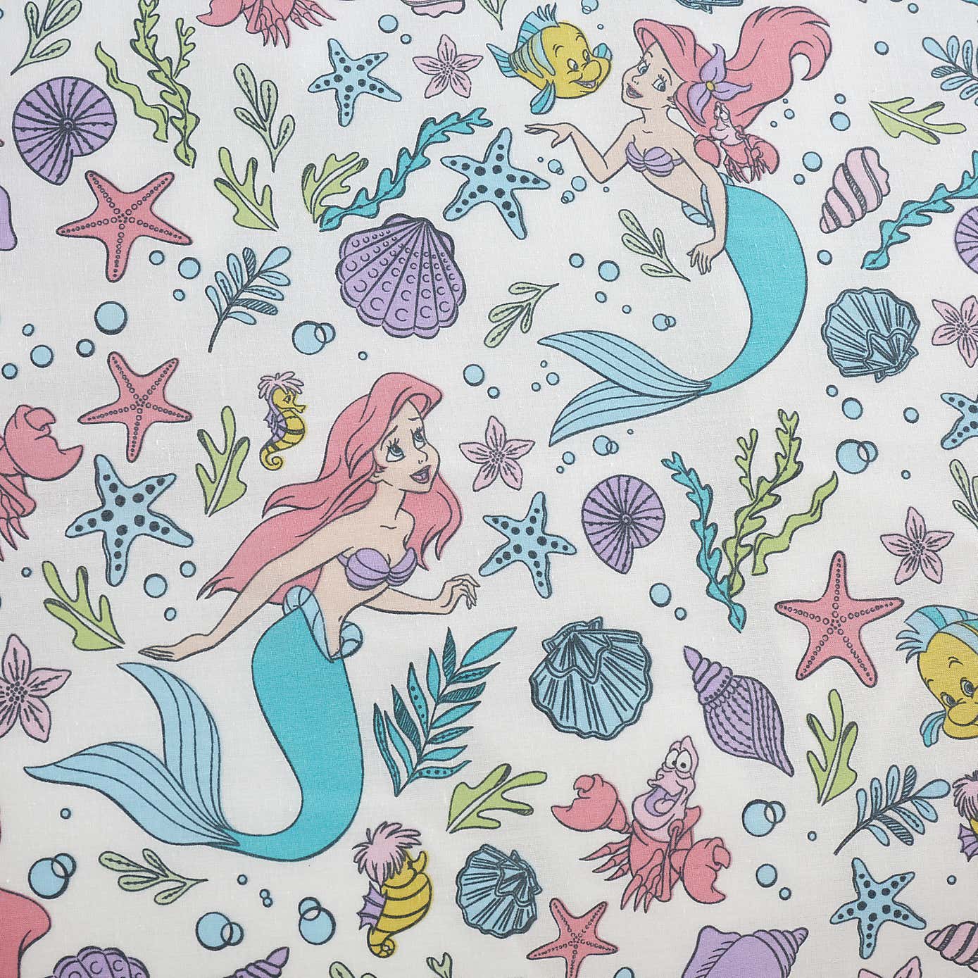 Disney The Little Mermaid Duvet Cover and Pillowcase Set