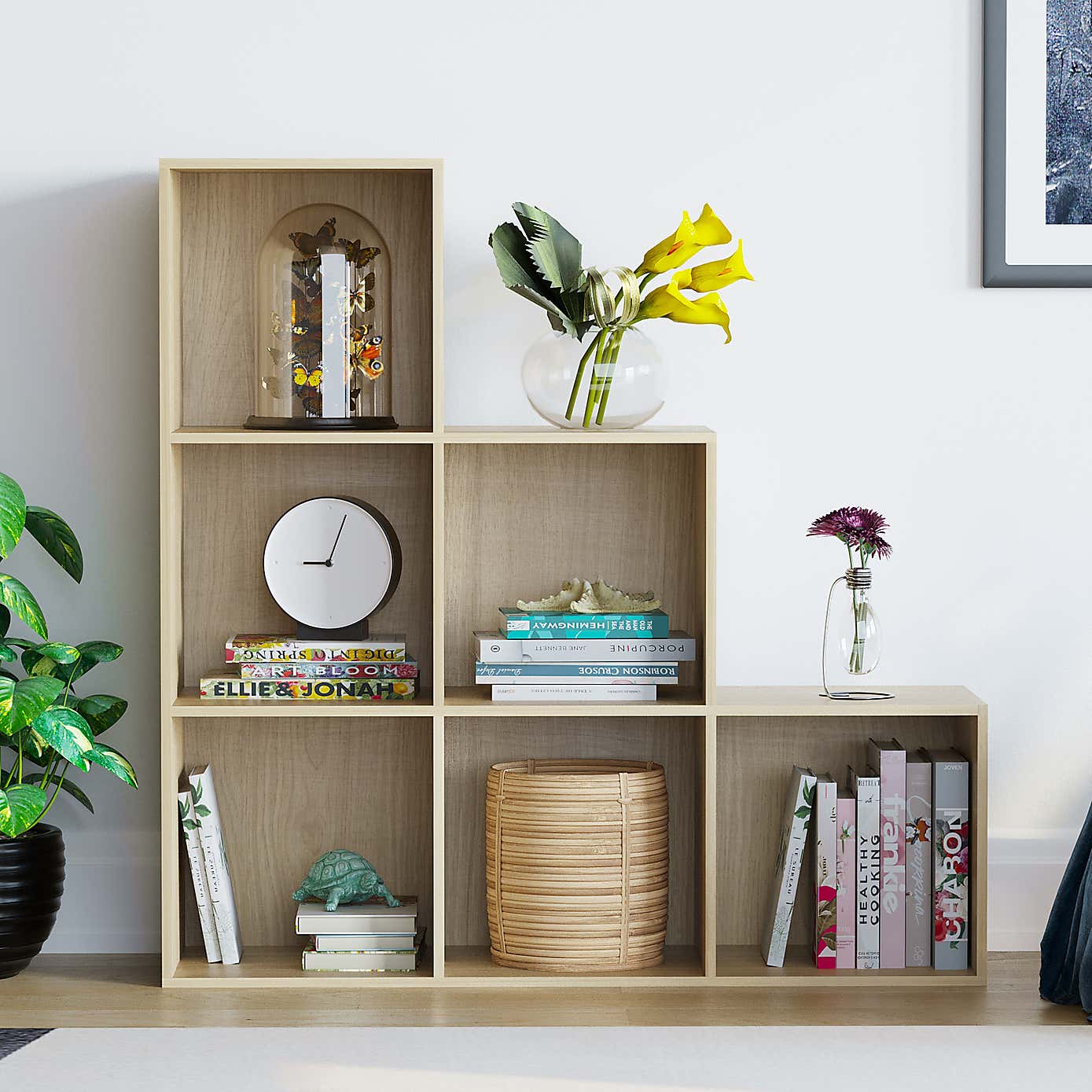 Vida Designs Durham 6 Cube Staircase Storage Unit