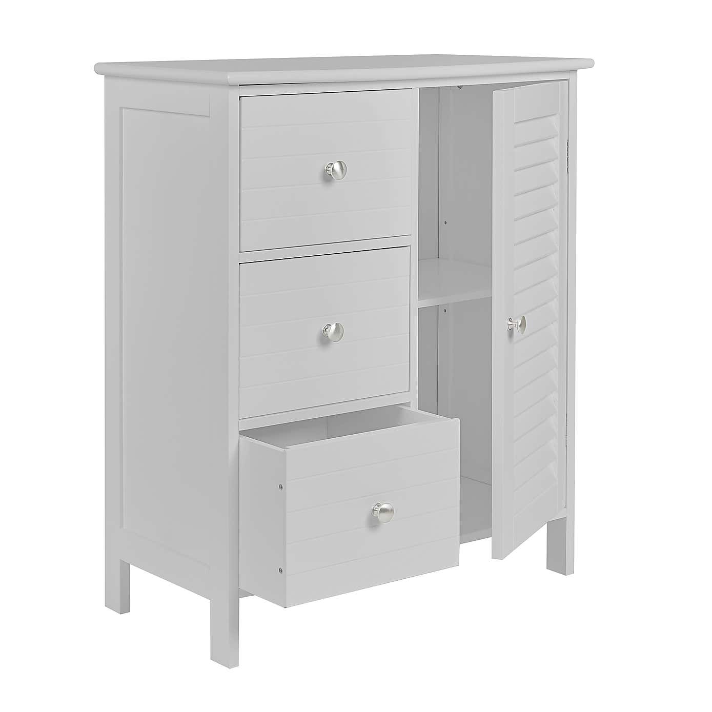 Nautical 3 Drawer Cabinet Unit