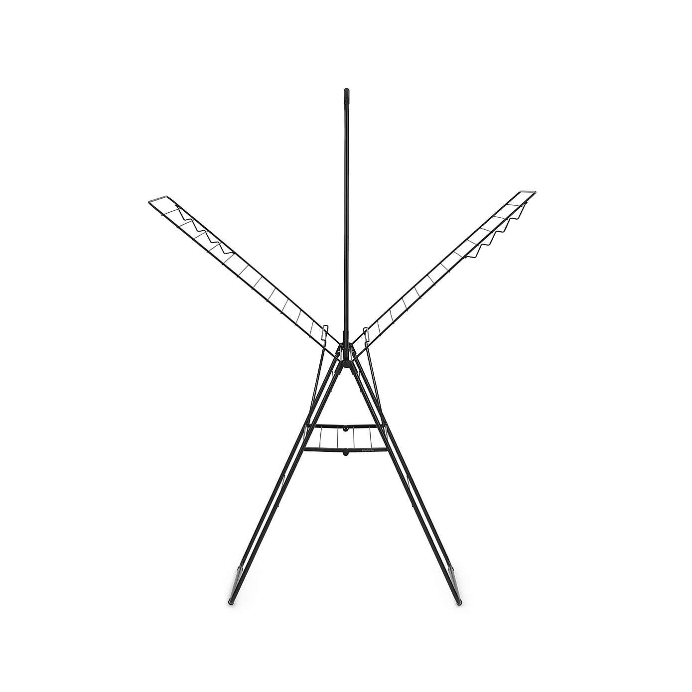 Brabantia HangOn Drying Rack with Hanging Rod 25m, Matt Black