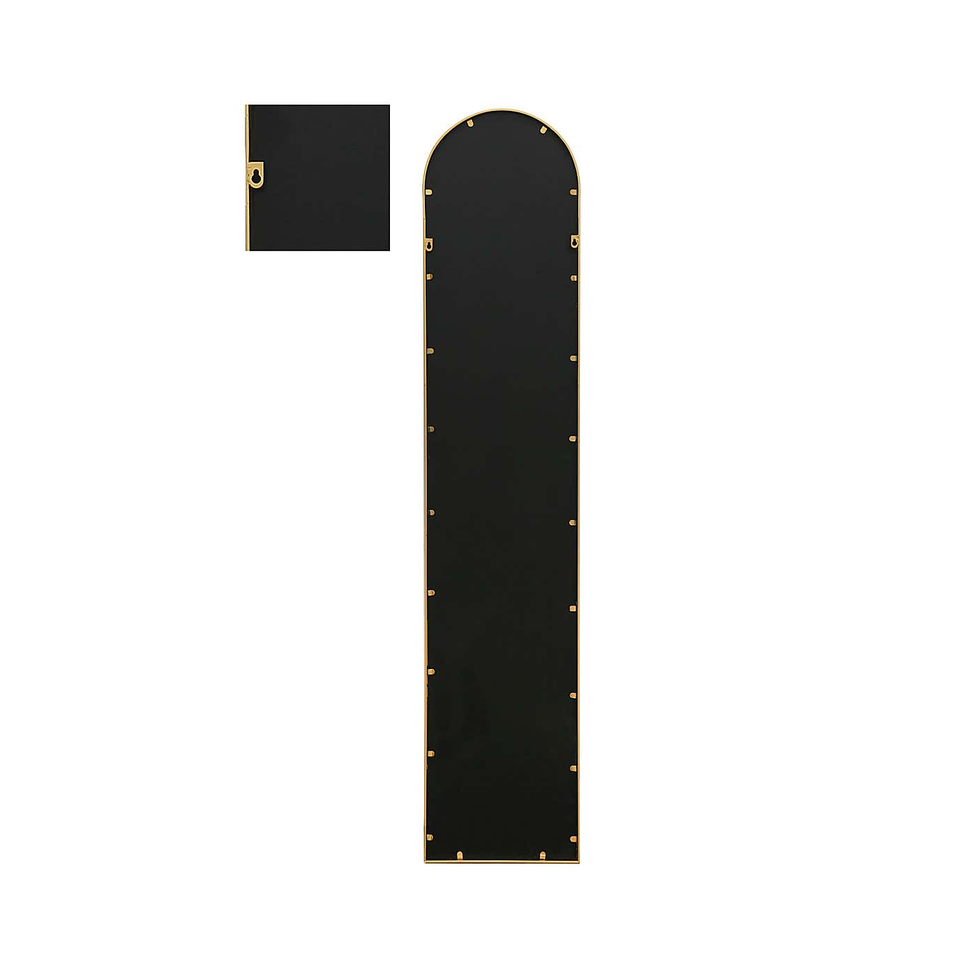 Arcus Cenestra Arched Indoor Outdoor Full Length Wall Mirror