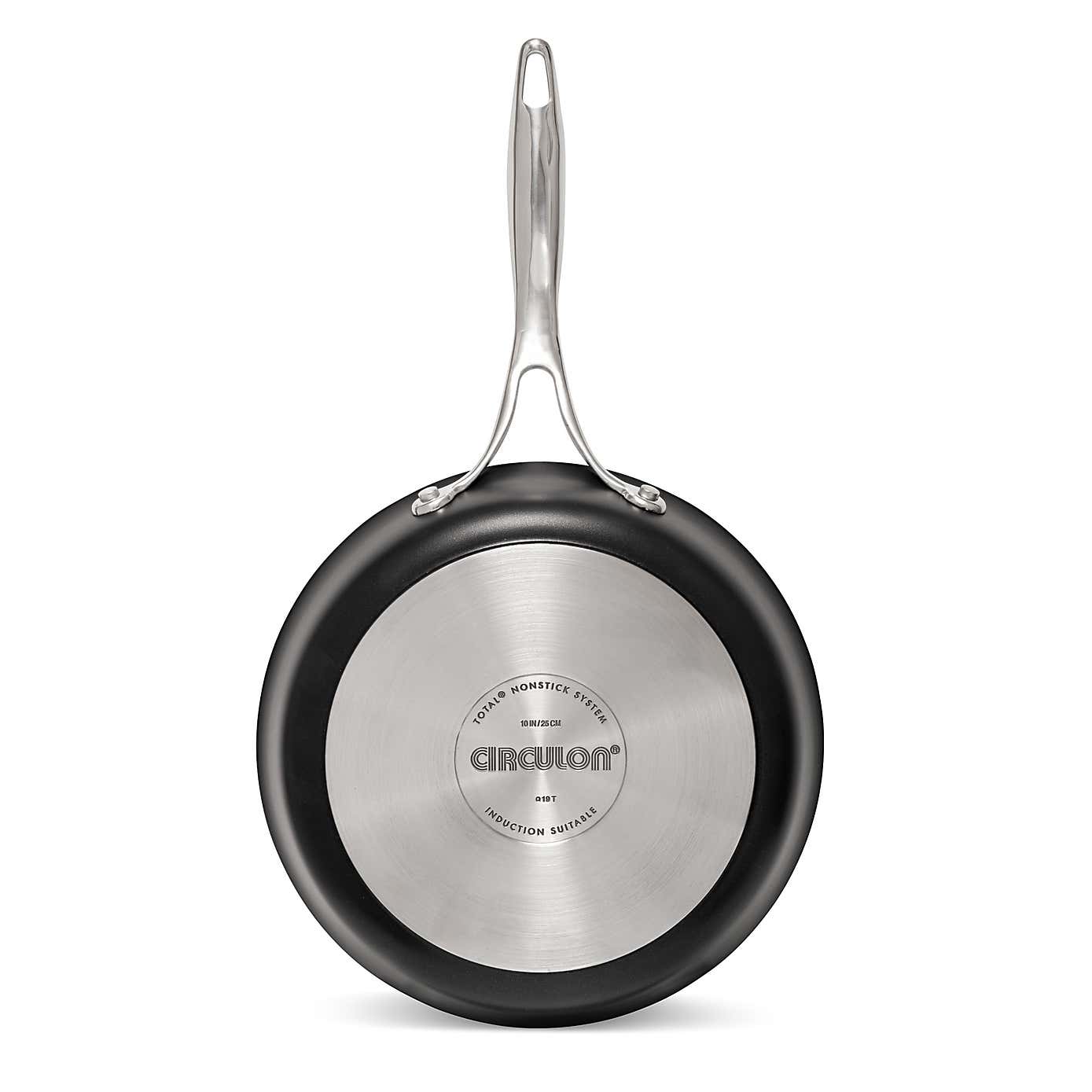 Circulon Style Non-Stick Hard Anodised Aluminium Open Skillet Pan, 28cm