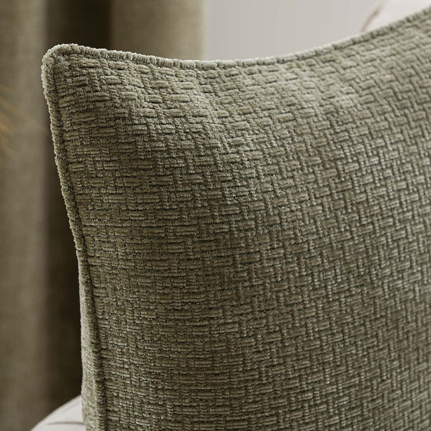 Alayna Chenille Pencil Pleat Curtains