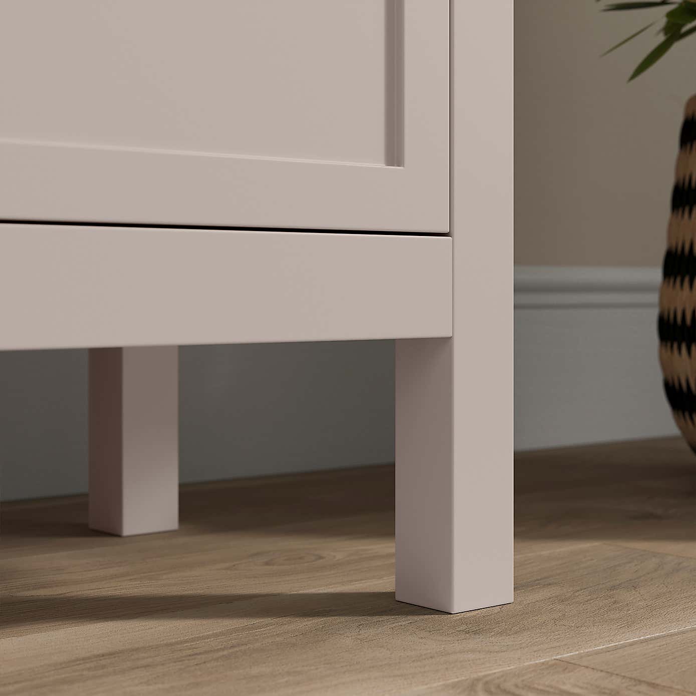 Hanworth Large Display Cabinet, Clay