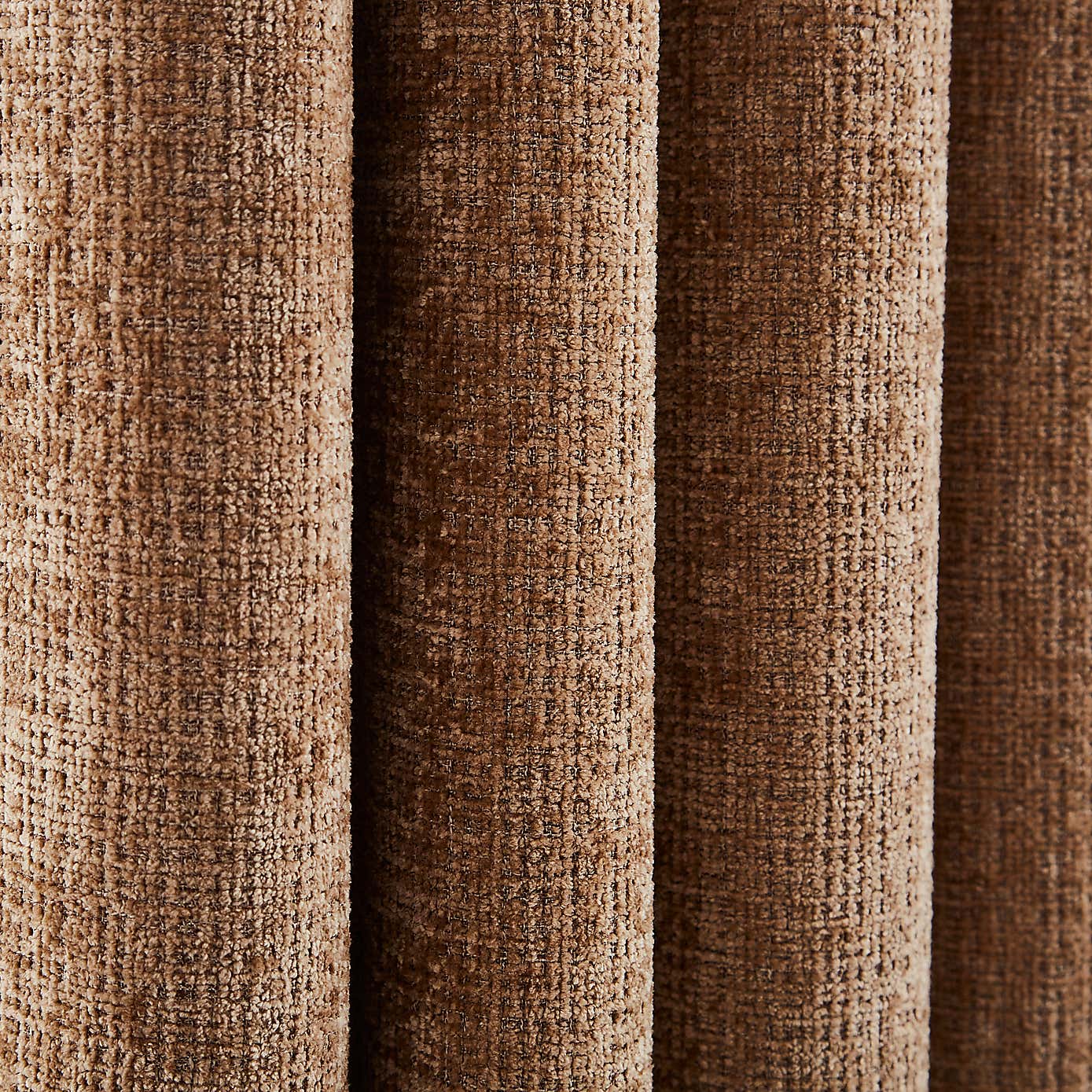 Cashton Chenille Heavyweight Eyelet Curtains