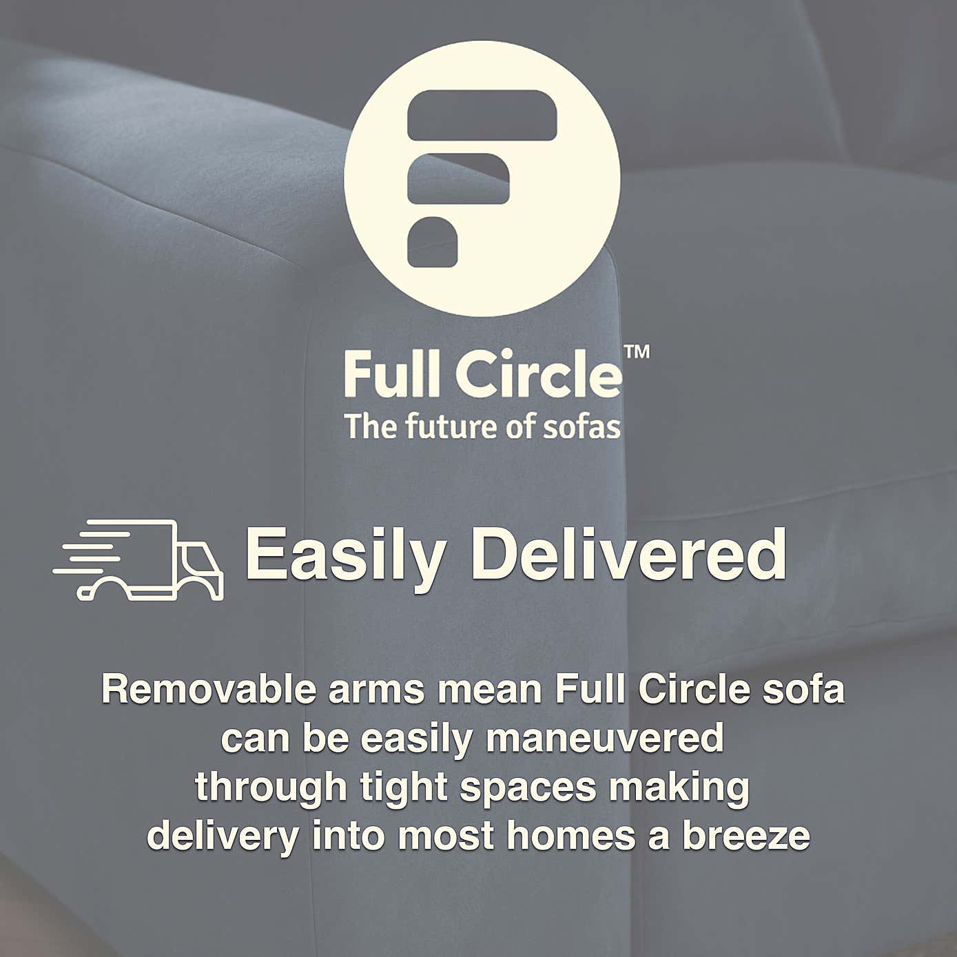 Full Circle Austin Cosy Velvet Modular Corner Piece