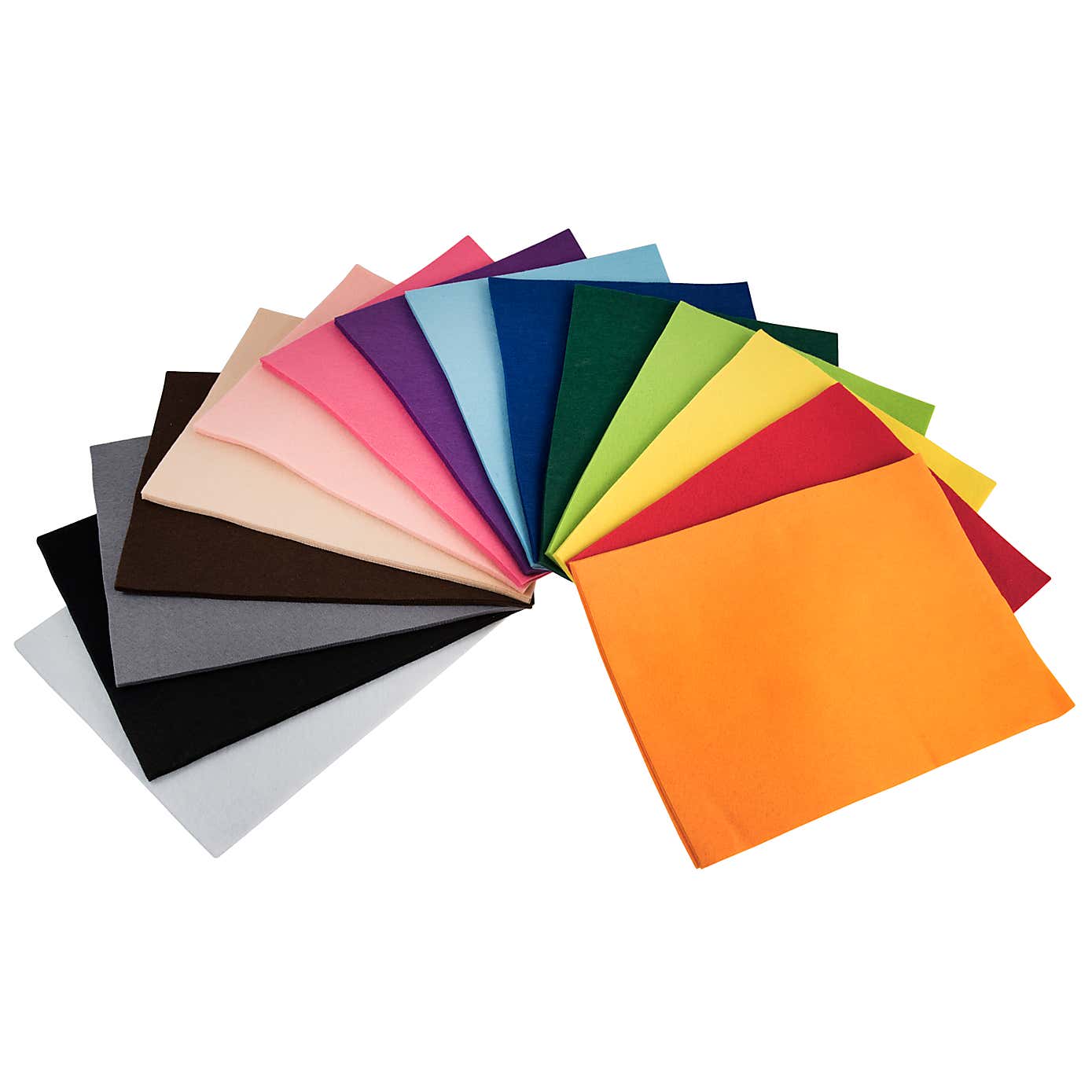 Acrylic Felt 23x30cm Assorted 60 Pieces