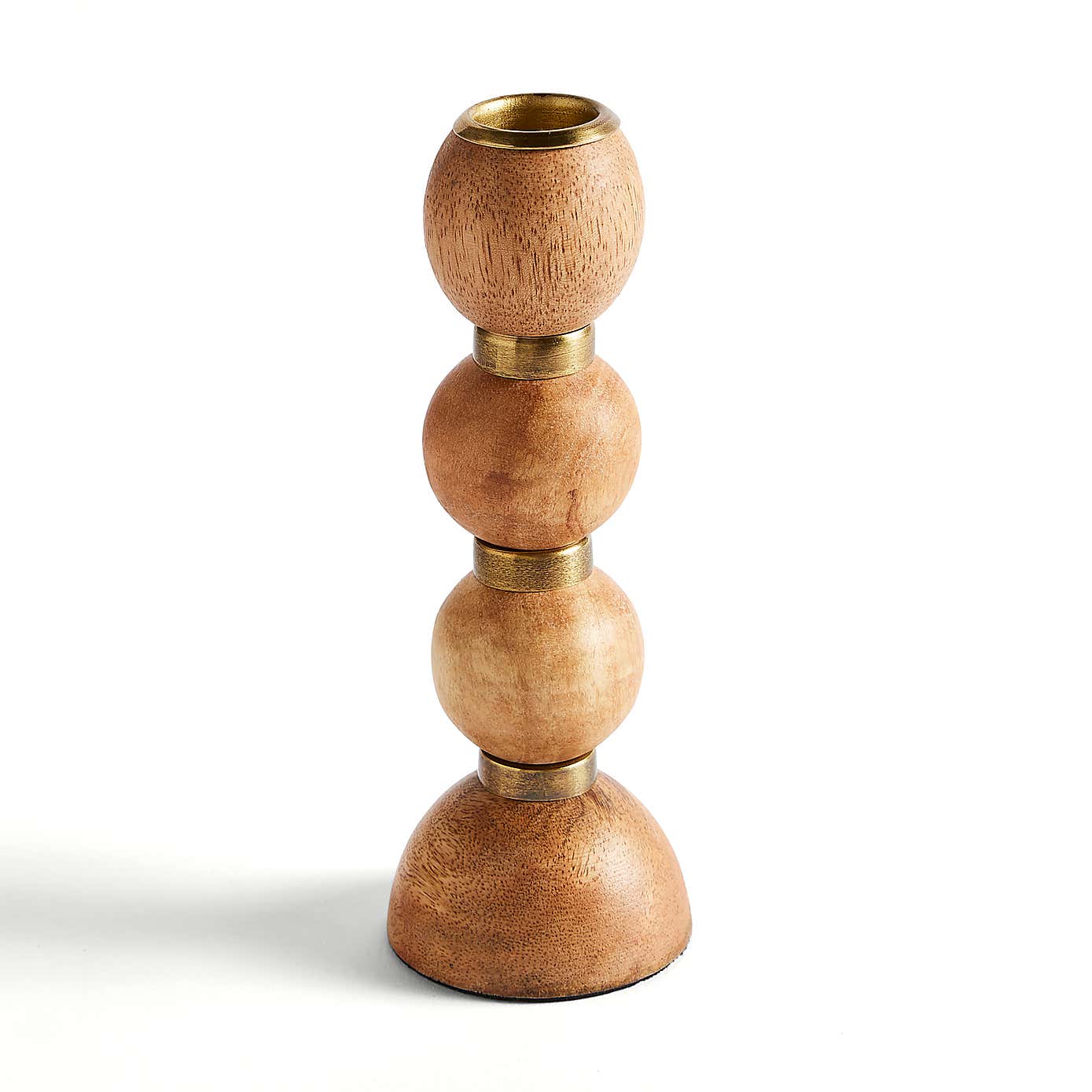 Wooden Candlestick Holder